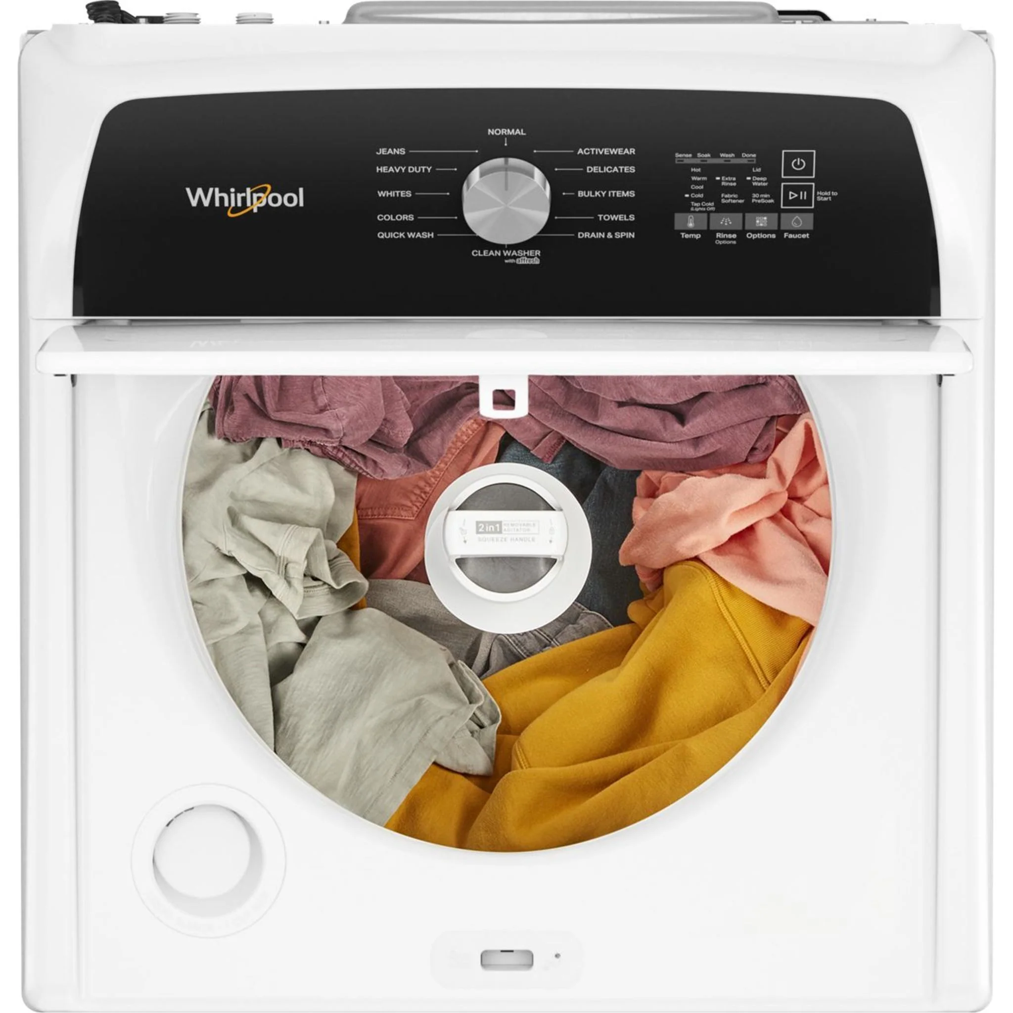 Whirlpool 5.2 cu. ft. Top Load Agitator Washer with Built-In Faucet - White (WTW5015LW) - Image 23