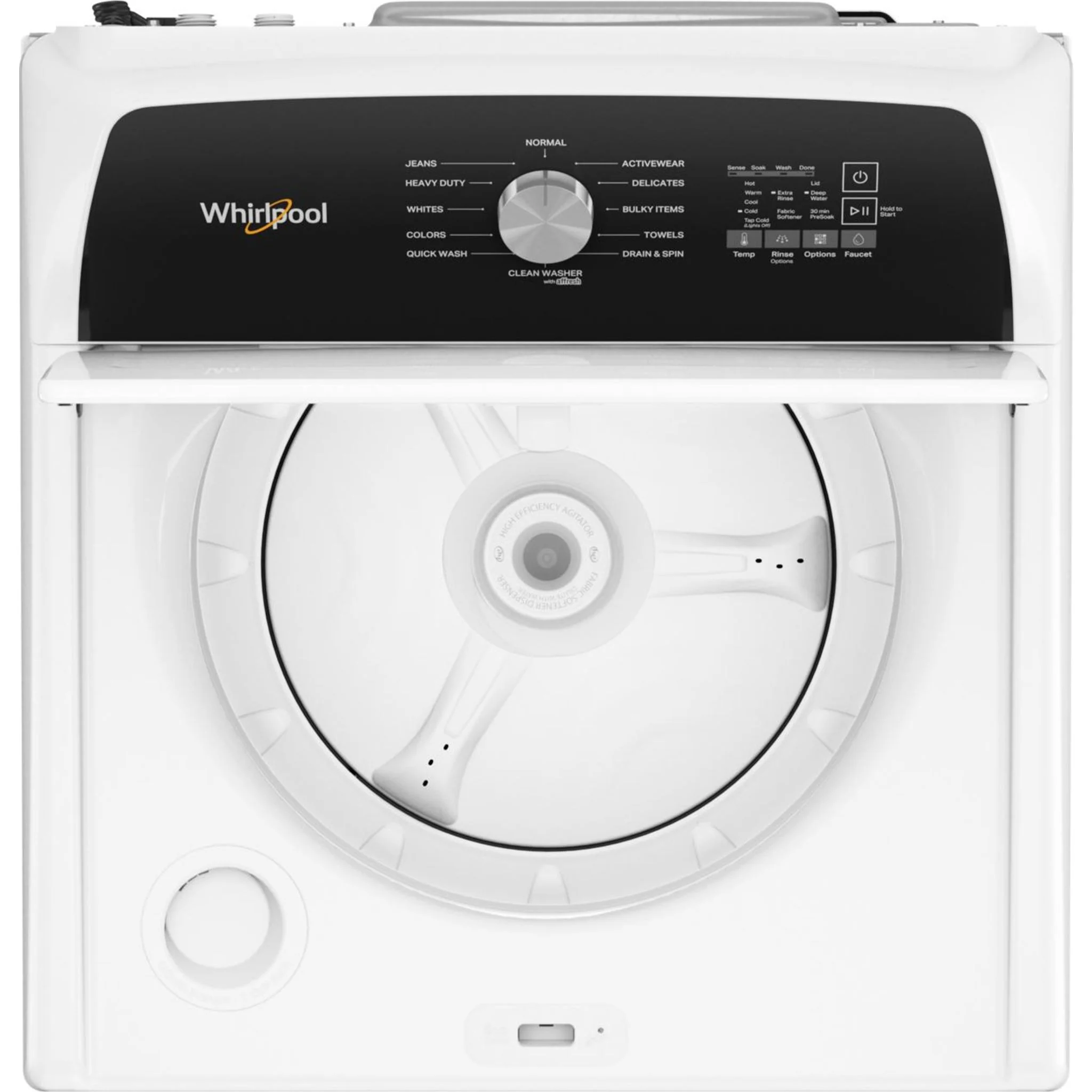 Whirlpool 5.2 cu. ft. Top Load Agitator Washer with Built-In Faucet - White (WTW5015LW) - Image 7