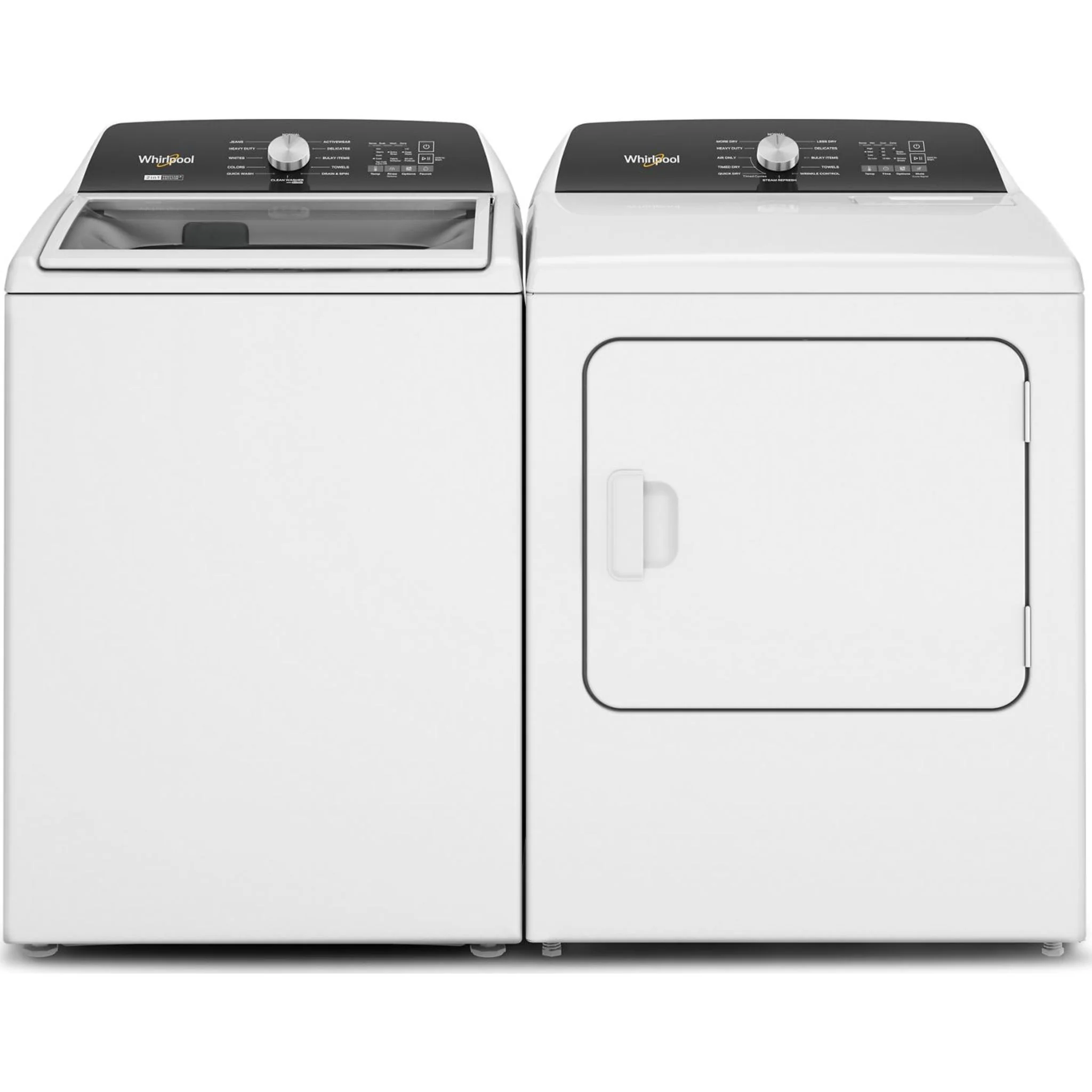 Whirlpool 5.4 - 5.5 Cu. Ft. Capacity Top Load Washer with Removable Agitator -White (WTW5057LW) - Image 20