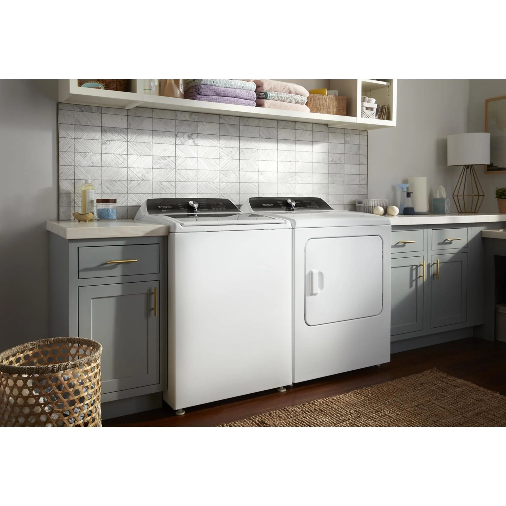 Whirlpool 5.4 - 5.5 Cu. Ft. Capacity Top Load Washer with Removable Agitator -White (WTW5057LW) - Image 50