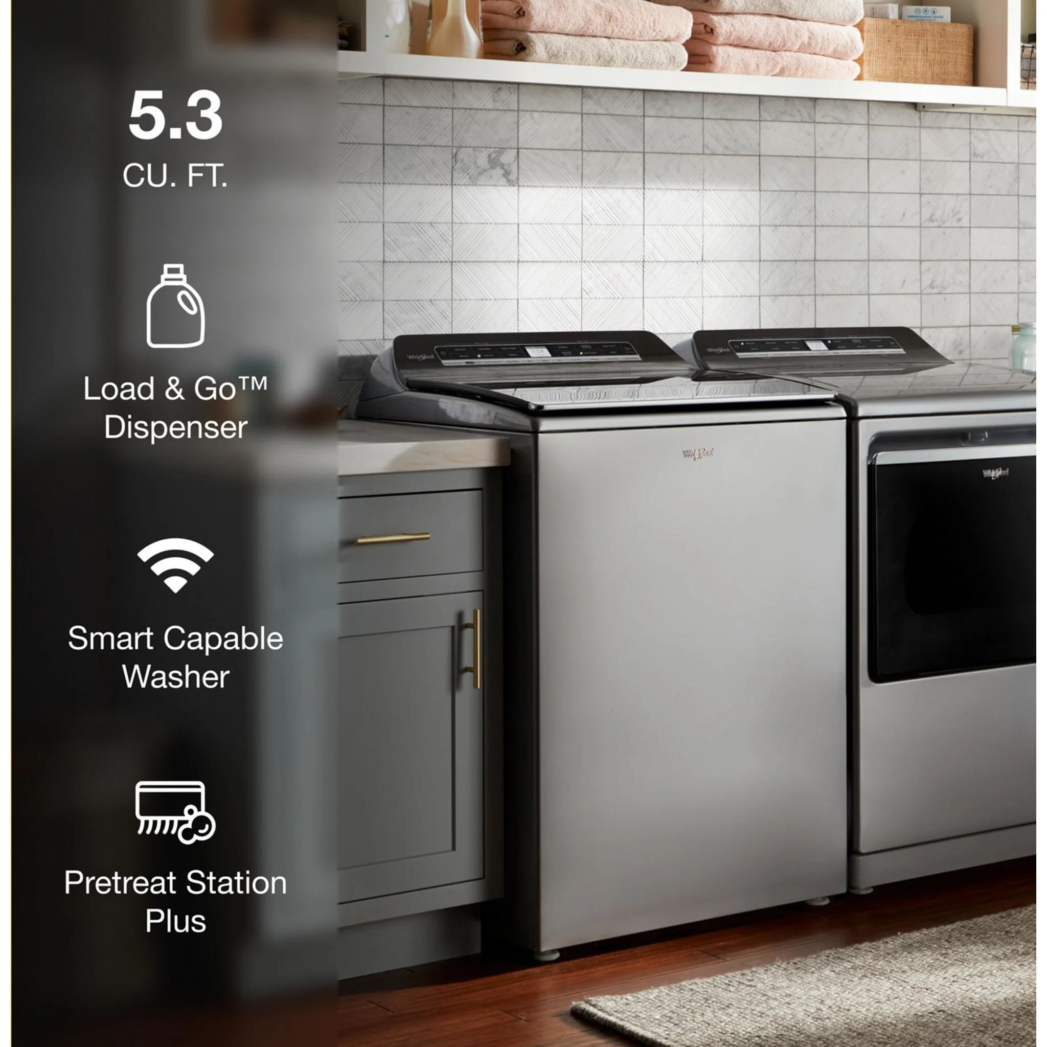 Whirlpool 6.1 cu. ft. I.E.C. Smart Top Load Washer (WTW7120HC) - Image 14