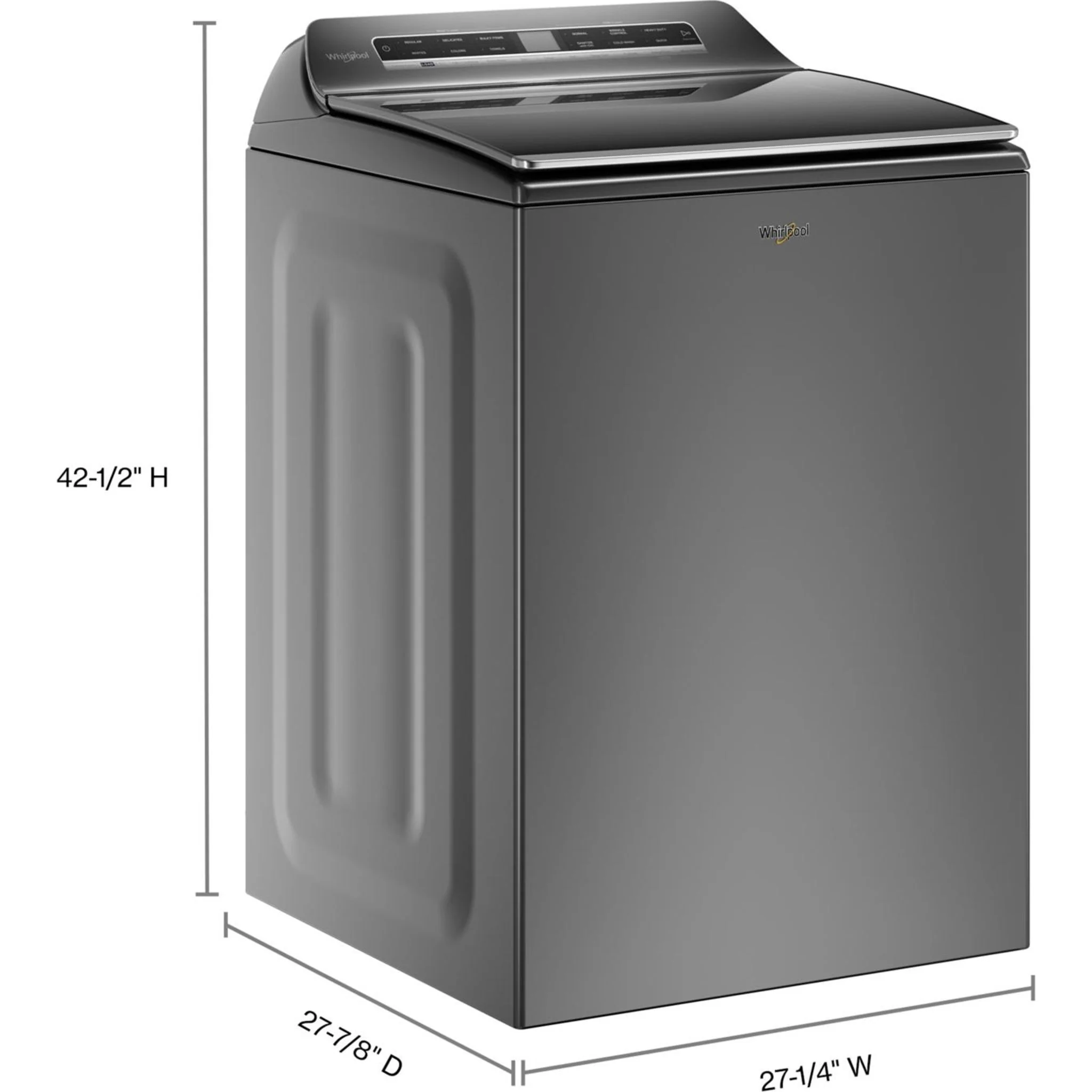 Whirlpool 6.1 cu. ft. I.E.C. Smart Top Load Washer (WTW7120HC) - Image 62