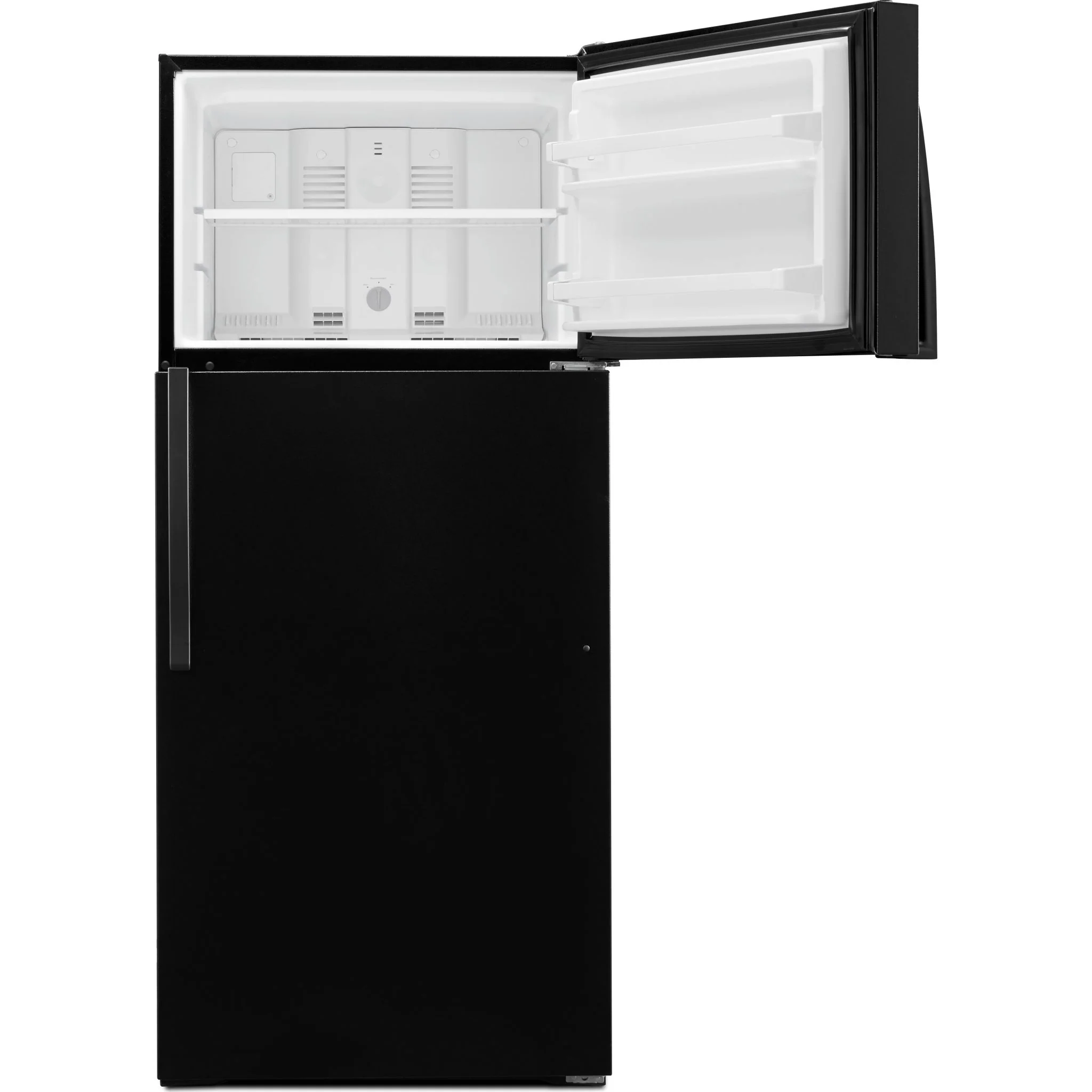 Whirlpool 28-inch Wide Top Freezer Refrigerator - 14 cu. ft. -Black (WRT314TFDB) - Image 3