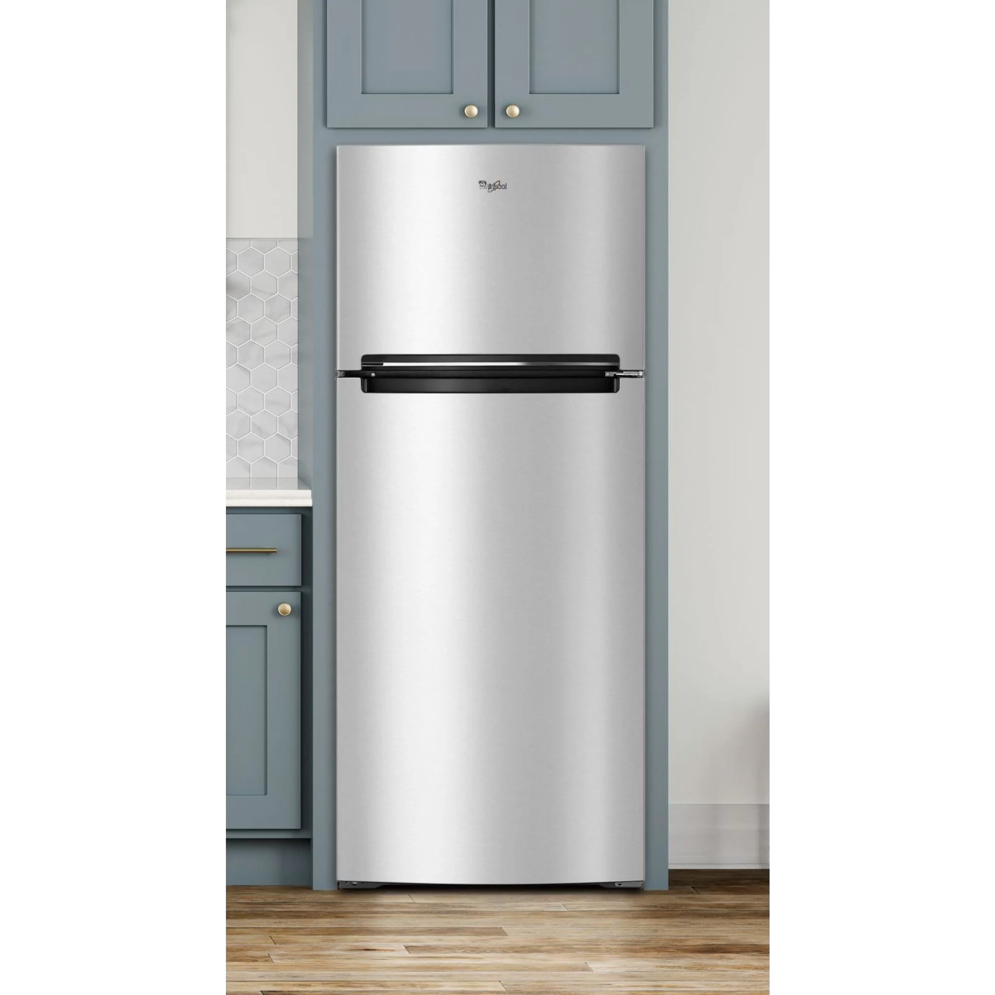 Whirlpool 28-inch Wide Refrigerator Compatible With The EZ Connect Icemaker Kit 18 Cu. Ft. -Print Resist Metallic Steel (WRT518SZFG) - Image 21