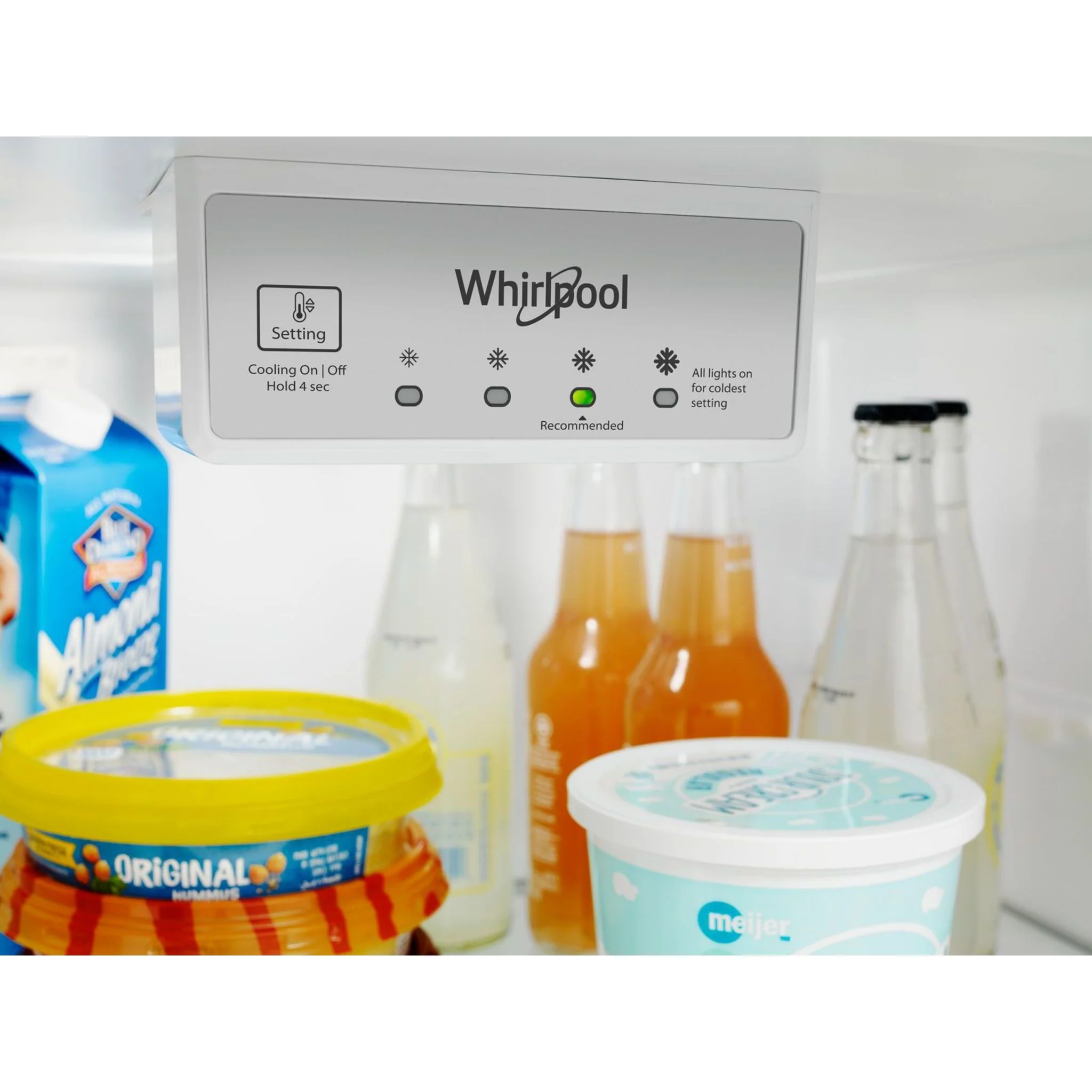 Whirlpool 28-inch Wide Refrigerator Compatible With The EZ Connect Icemaker Kit 18 Cu. Ft. -Print Resist Metallic Steel (WRT518SZFG) - Image 22