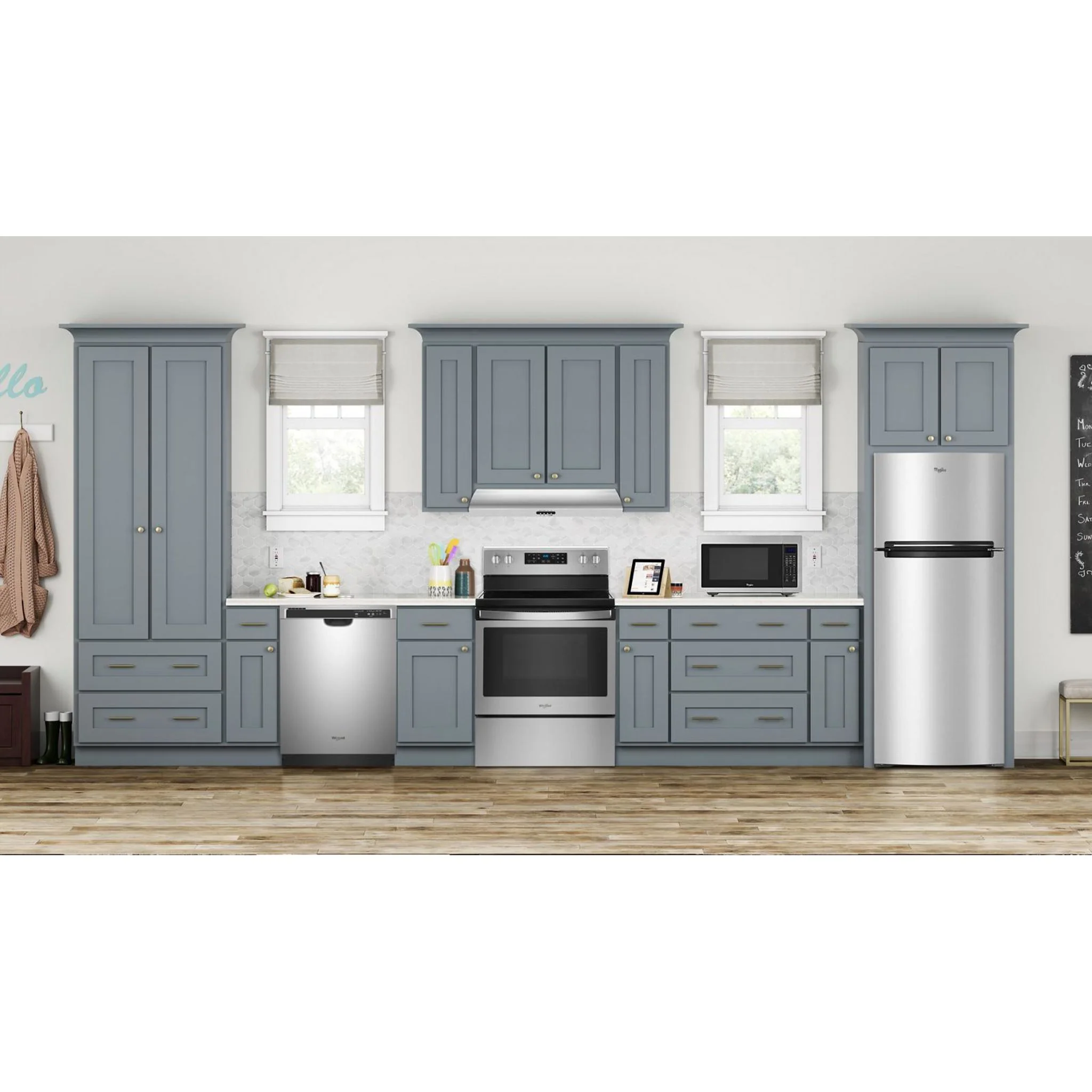 Whirlpool 28-inch Wide Refrigerator Compatible With The EZ Connect Icemaker Kit 18 Cu. Ft. -Print Resist Metallic Steel (WRT518SZFG) - Image 30