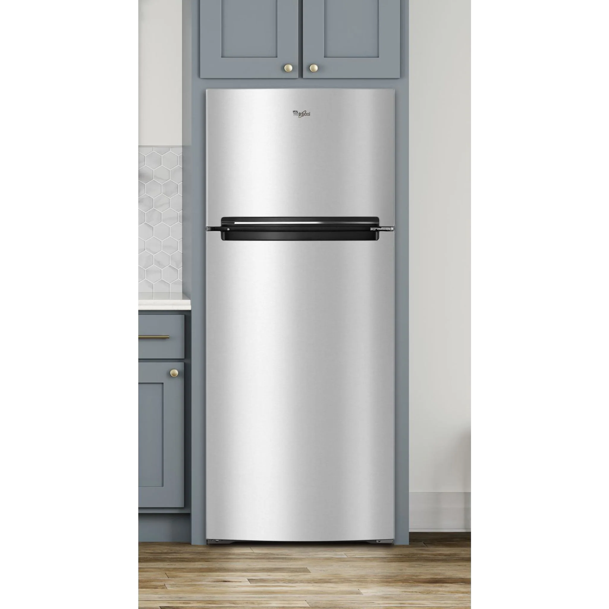 Whirlpool 28-inch Wide Refrigerator Compatible With The EZ Connect Icemaker Kit 18 Cu. Ft. -Print Resist Metallic Steel (WRT518SZFG) - Image 33