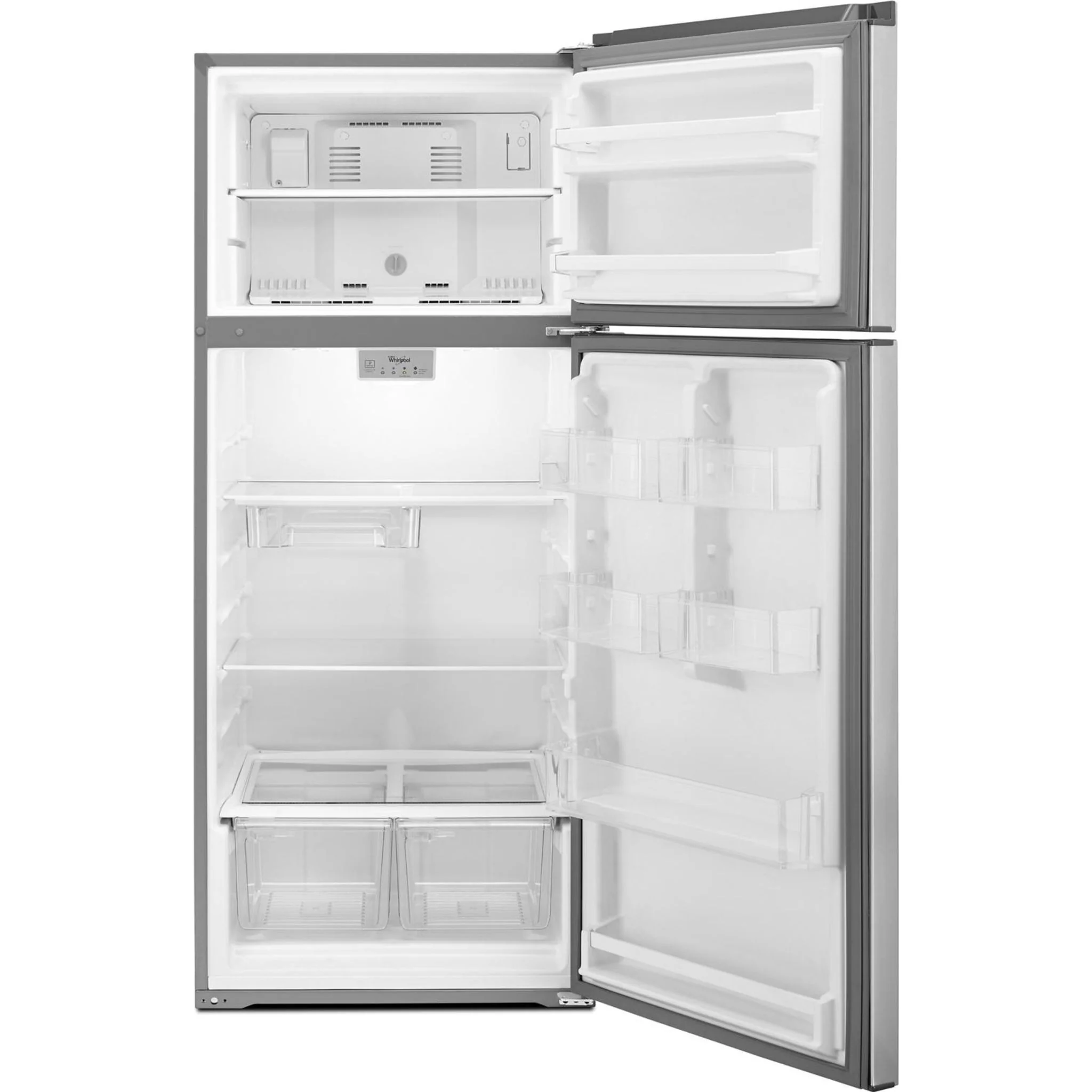 Whirlpool 28-inch Wide Refrigerator Compatible With The EZ Connect Icemaker Kit 18 Cu. Ft. -Print Resist Metallic Steel (WRT518SZFG) - Image 37