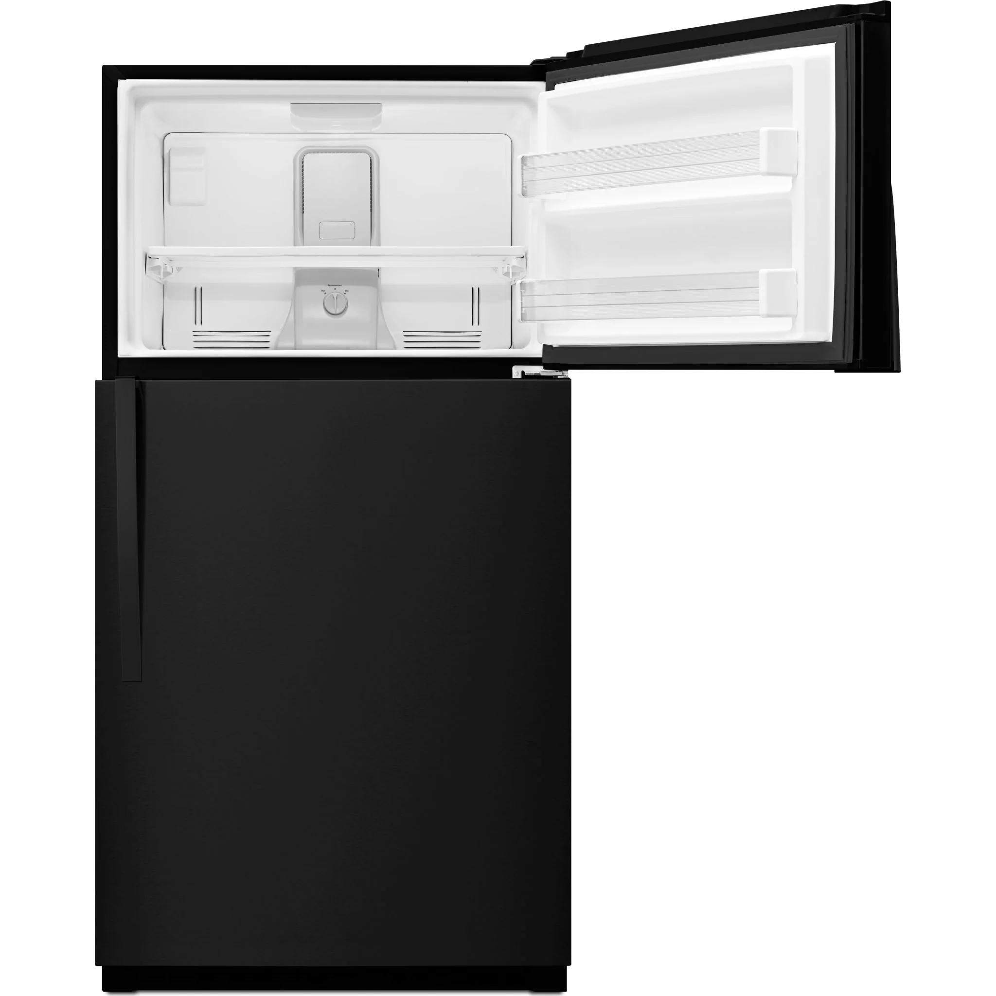 Whirlpool 33" Wide Top-Freezer Refrigerator with Optional EZ Connect Icemaker Kit -Black (WRT541SZDB) - Image 4