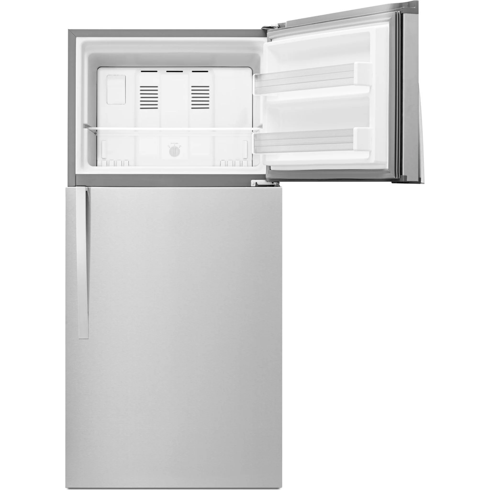 Whirlpool 30-inch Wide Top-Freezer Refrigerator - EZ Connect Icemaker Kit Compatible  - 19.2 cu. ft. -Monochromatic Stainless Steel (WRT549SZDM) - Image 10