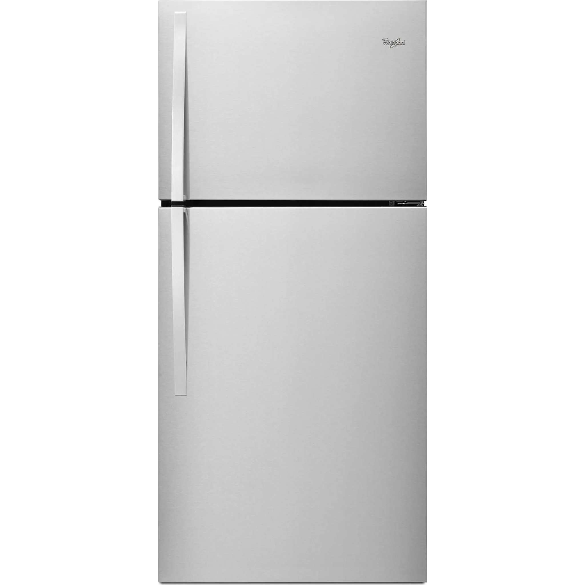 Whirlpool 30-inch Wide Top-Freezer Refrigerator - EZ Connect Icemaker Kit Compatible  - 19.2 cu. ft. -Monochromatic Stainless Steel (WRT549SZDM) - Image 16