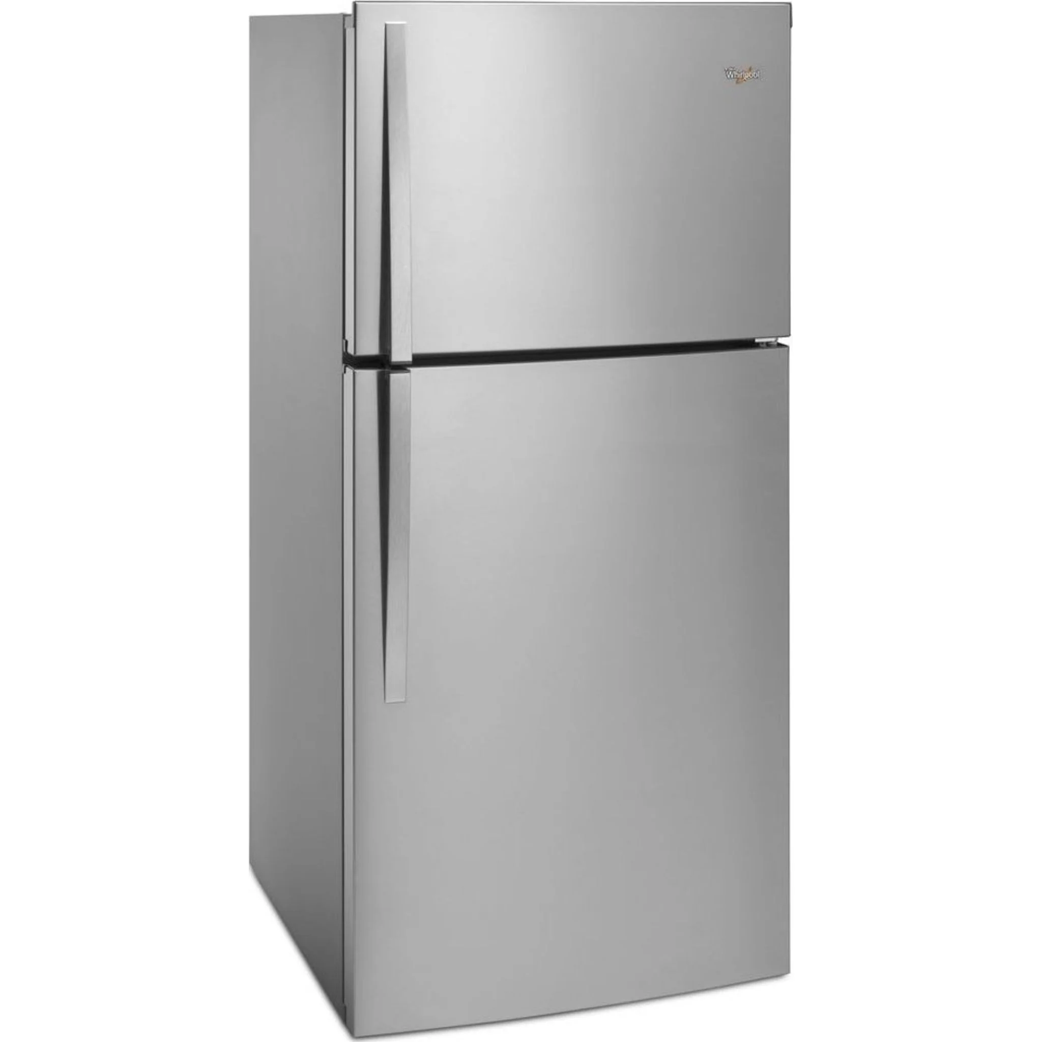 Whirlpool 30-inch Wide Top-Freezer Refrigerator - EZ Connect Icemaker Kit Compatible  - 19.2 cu. ft. -Monochromatic Stainless Steel (WRT549SZDM) - Image 2
