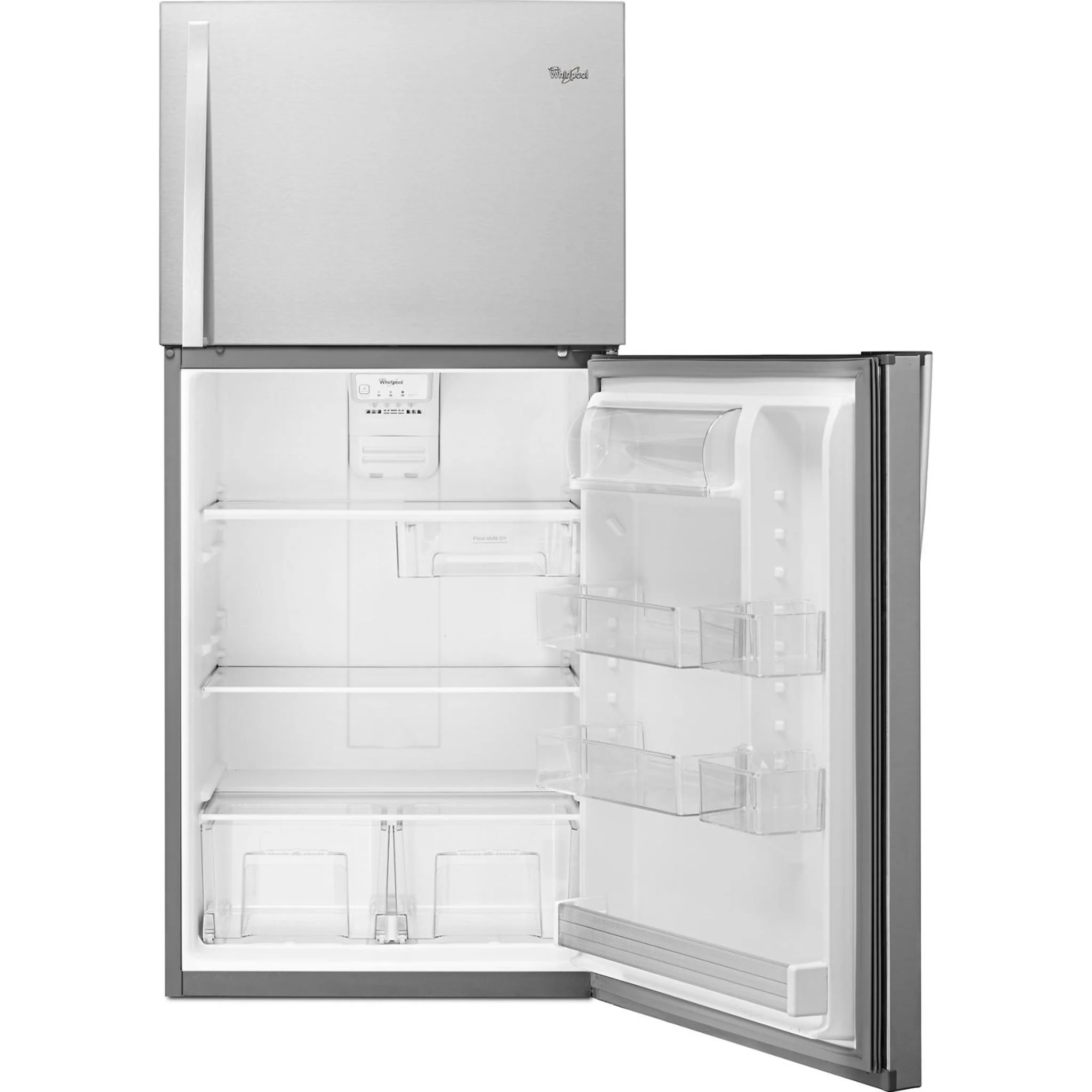 Whirlpool 30-inch Wide Top-Freezer Refrigerator - EZ Connect Icemaker Kit Compatible  - 19.2 cu. ft. -Monochromatic Stainless Steel (WRT549SZDM) - Image 21