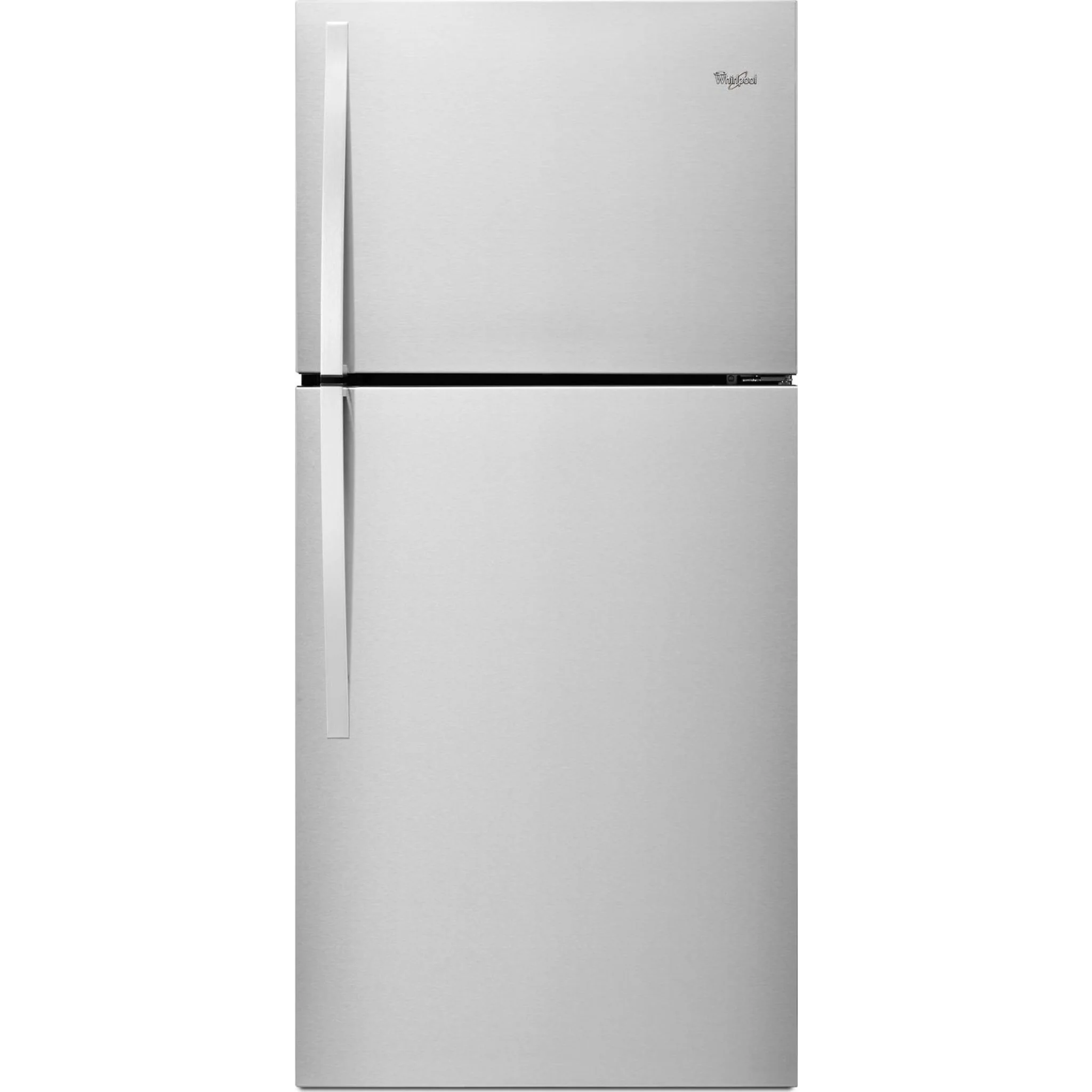Whirlpool 30-inch Wide Top-Freezer Refrigerator - EZ Connect Icemaker Kit Compatible  - 19.2 cu. ft. -Monochromatic Stainless Steel (WRT549SZDM) - Image 5