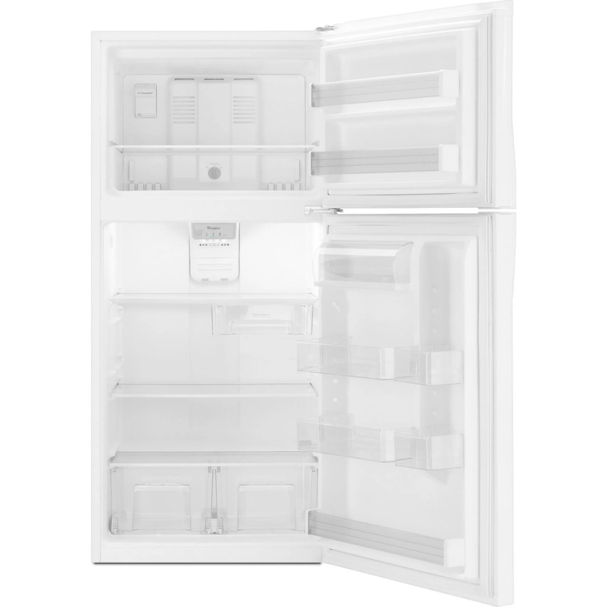 Whirlpool 30" Wide Top-Freezer Refrigerator with LED Interior Lighting -White (WRT549SZDW) - Image 28