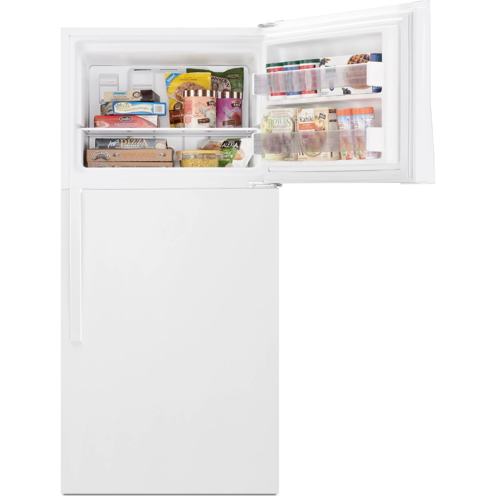 Whirlpool 30" Wide Top-Freezer Refrigerator with LED Interior Lighting -White (WRT549SZDW) - Image 7