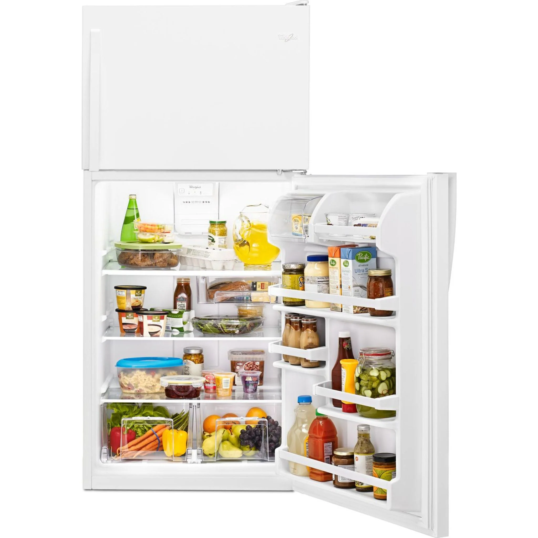 Whirlpool 30" Wide Top-Freezer Refrigerator with Flexi-SlideBin -White (WRT318FZDW) - Image 14