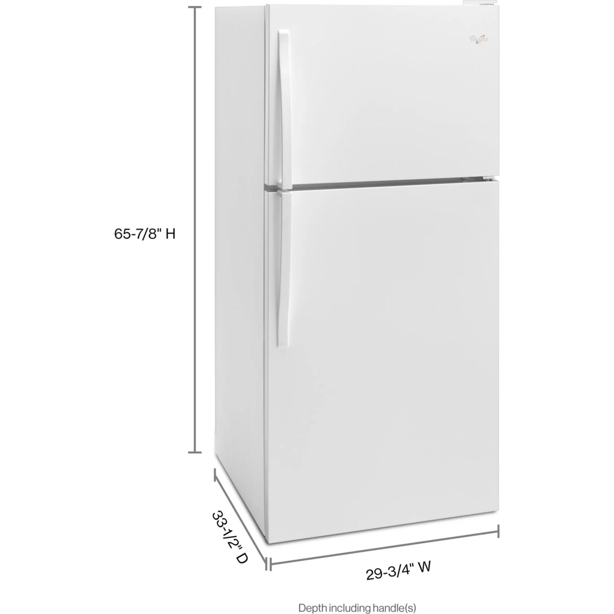 Whirlpool 30" Wide Top-Freezer Refrigerator with Flexi-SlideBin -White (WRT318FZDW) - Image 19