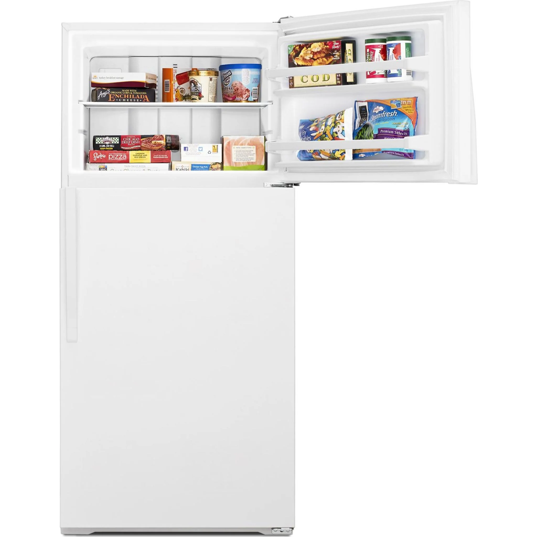 Whirlpool  28" Wide Top-Freezer Refrigerator with Freezer Temperature Control -White (WRT134TFDW) - Image 23