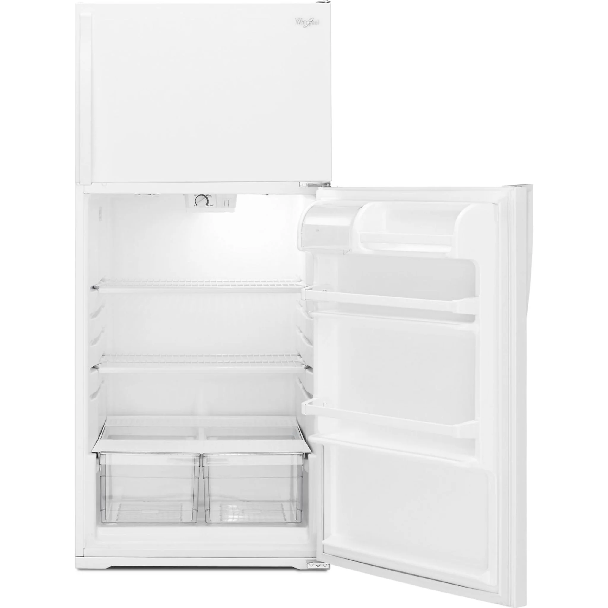 Whirlpool  28" Wide Top-Freezer Refrigerator with Freezer Temperature Control -White (WRT134TFDW) - Image 26