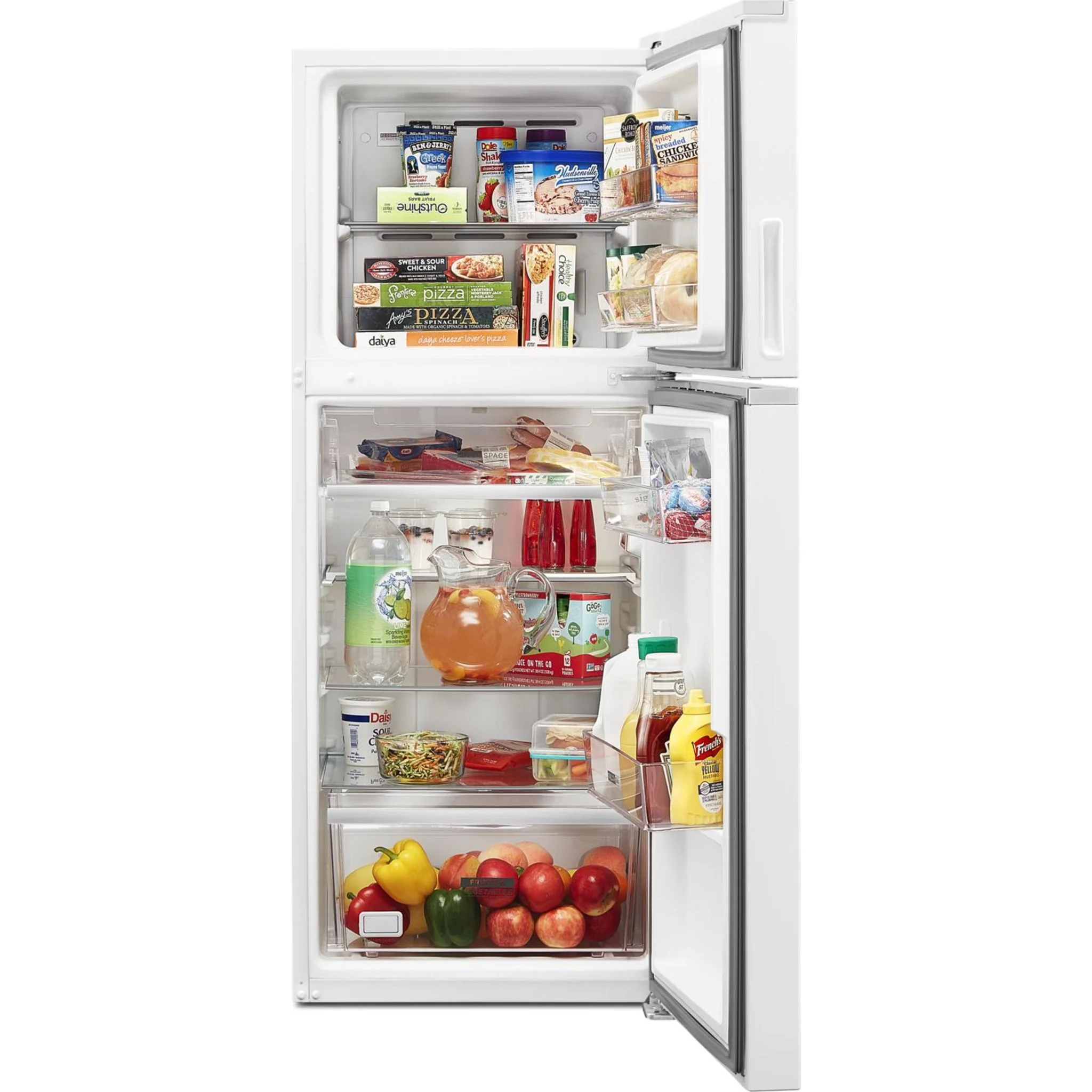 Whirlpool 24-inch Wide Small Space Top-Freezer Refrigerator - 11.6 cu. ft. -White (WRT312CZJW) - Image 13