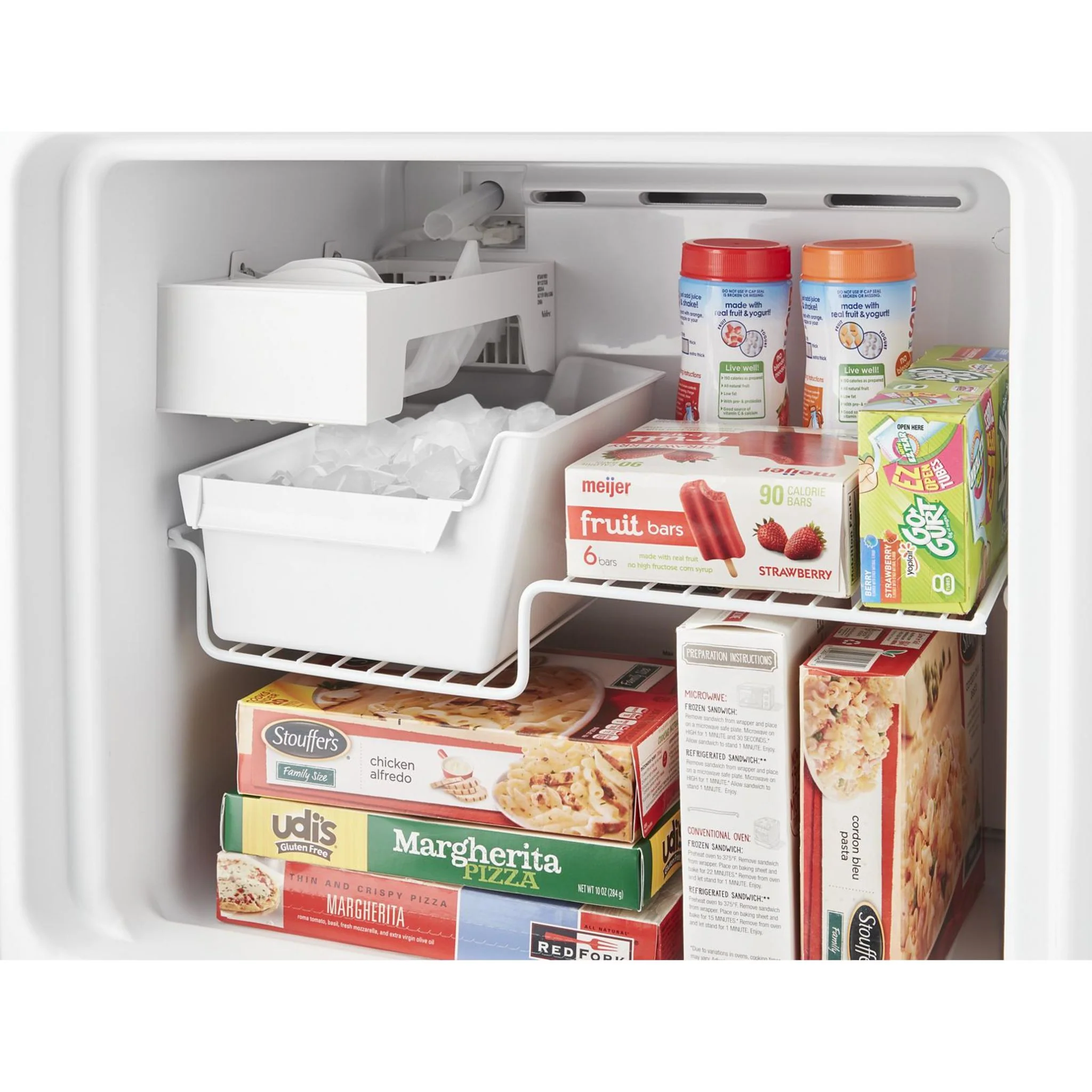 Whirlpool 24-inch Wide Small Space Top-Freezer Refrigerator - 11.6 cu. ft. -White (WRT312CZJW) - Image 2