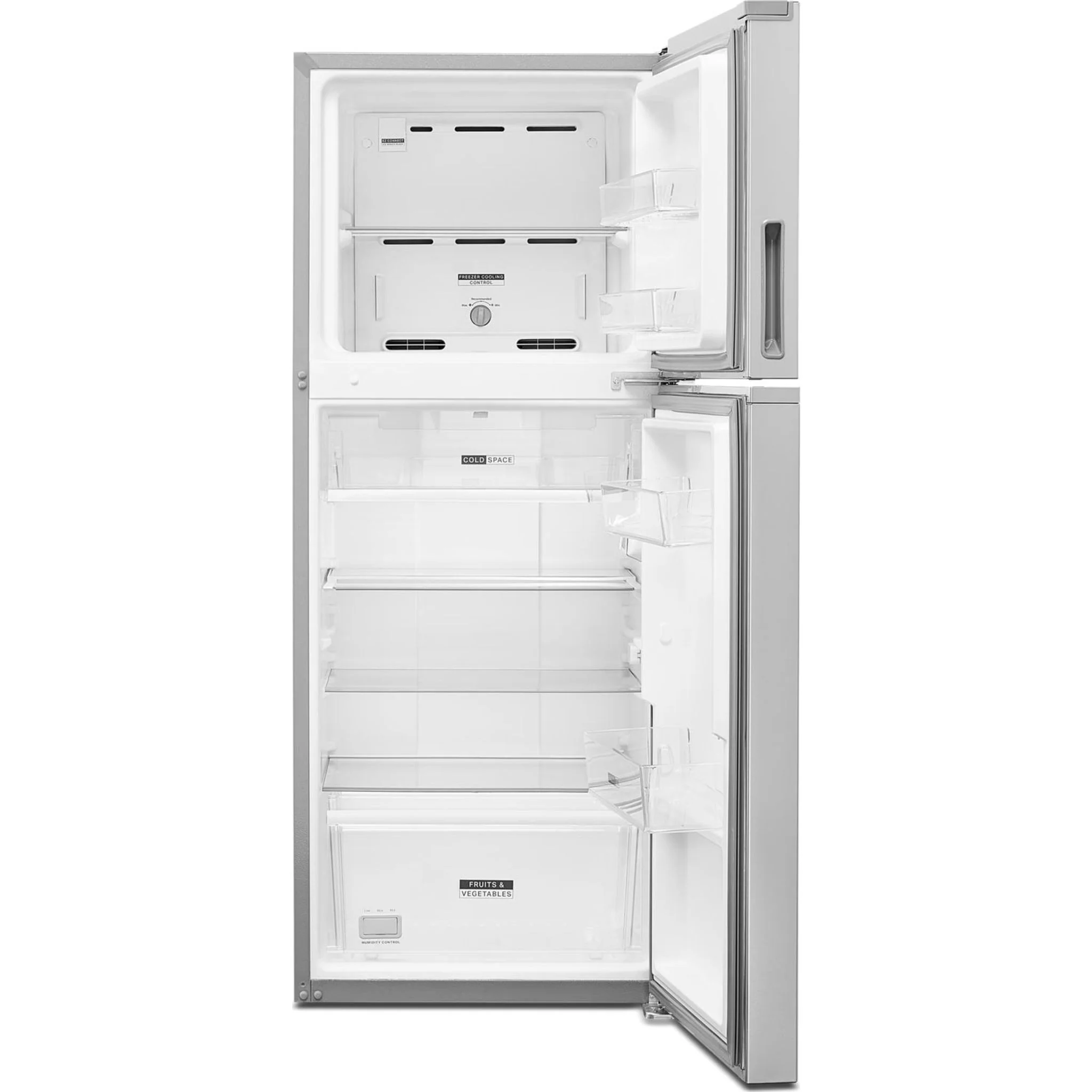 Whirlpool 24-inch Wide Small Space Top-Freezer Refrigerator - 11.6 cu. ft. -Fingerprint Resistant Stainless (WRT312CZJZ) - Image 21