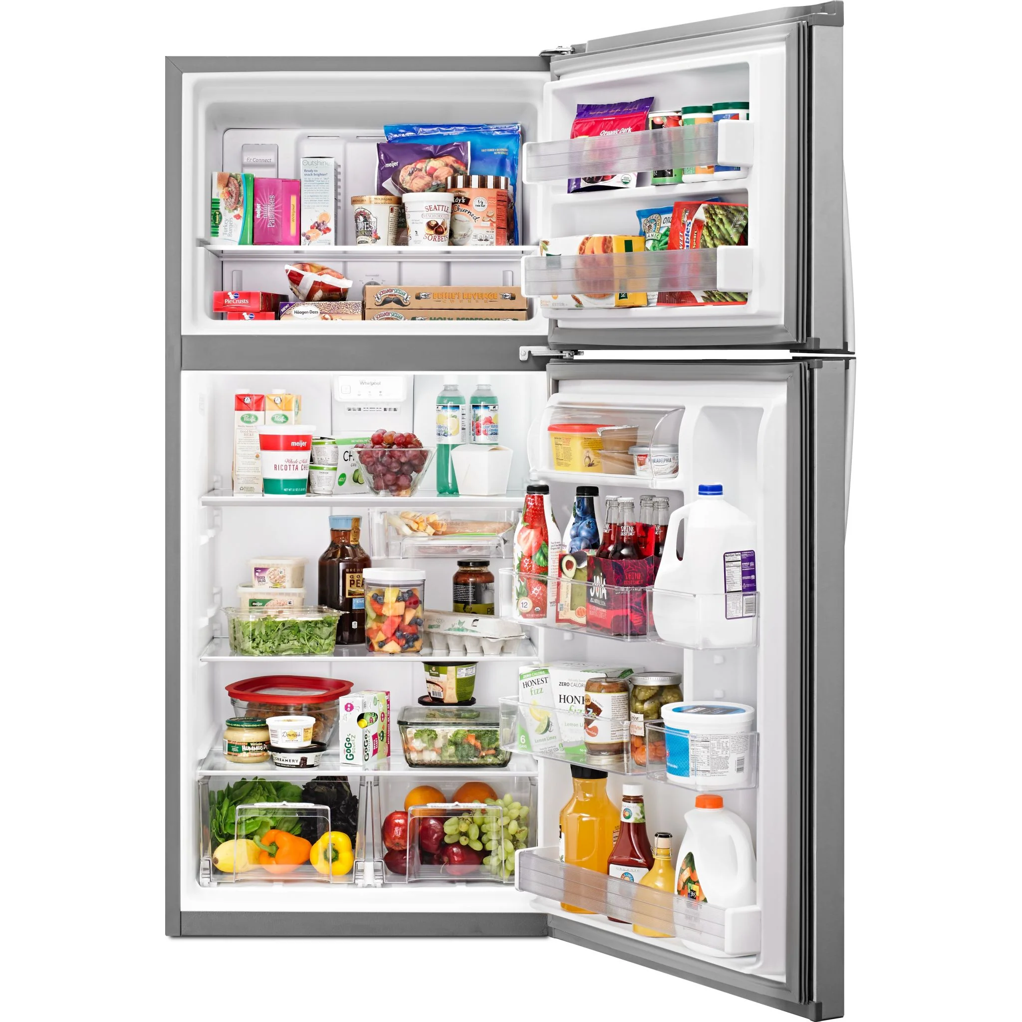 Whirlpool 30" Wide Top Freezer Refrigerator - 19 cu. ft. (WRT519SZDG) - Image 7