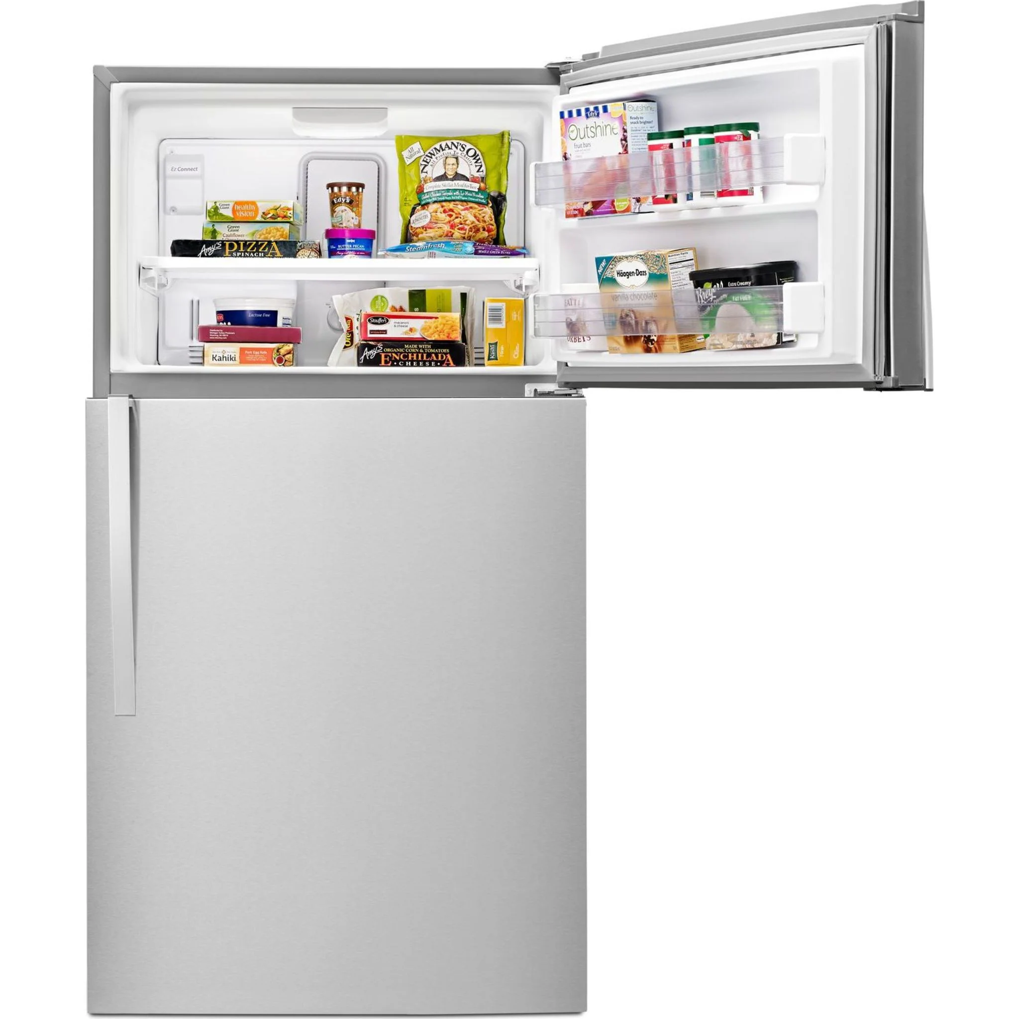 Whirlpool 33-inch Wide Top Freezer Refrigerator - 21 cu. ft. -Fingerprint Resistant Stainless Steel (WRT541SZDZ) - Image 21