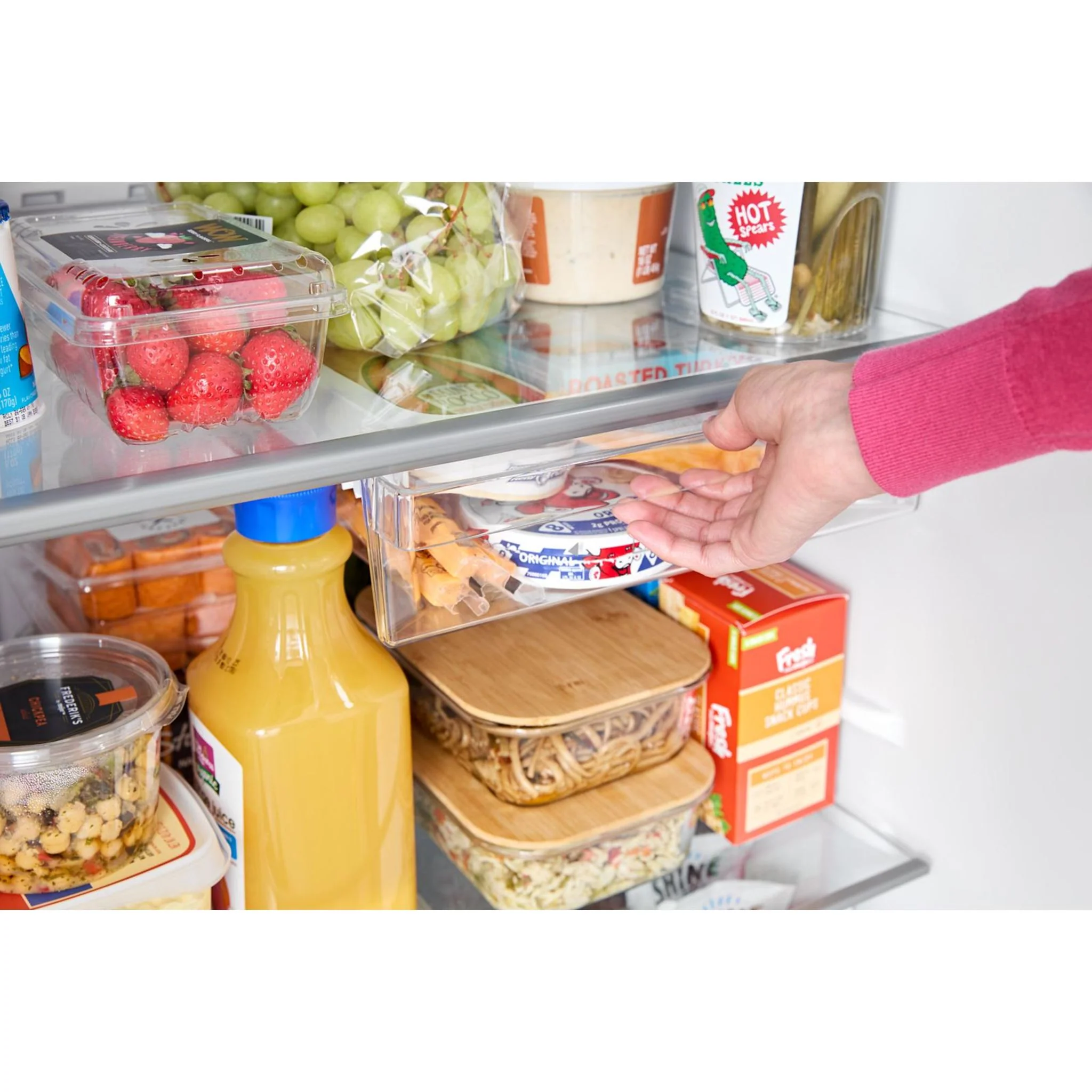 Whirlpool Top Mount Fridge (WRTX7419SB) - Black - Image 11