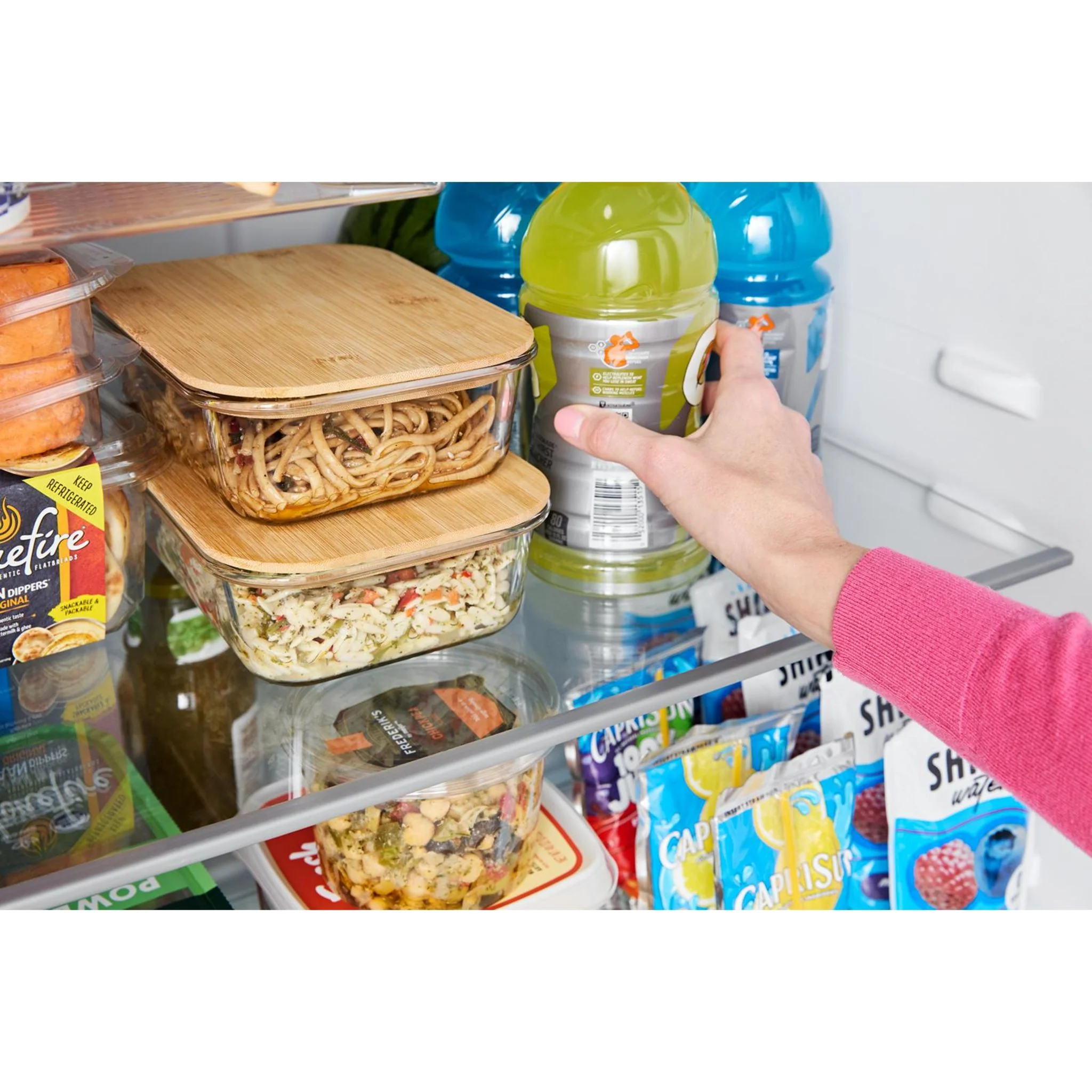 Whirlpool Top Mount Fridge (WRTX7419SZ) - Fingerprint-Resistant Stainless Finish - Image 7