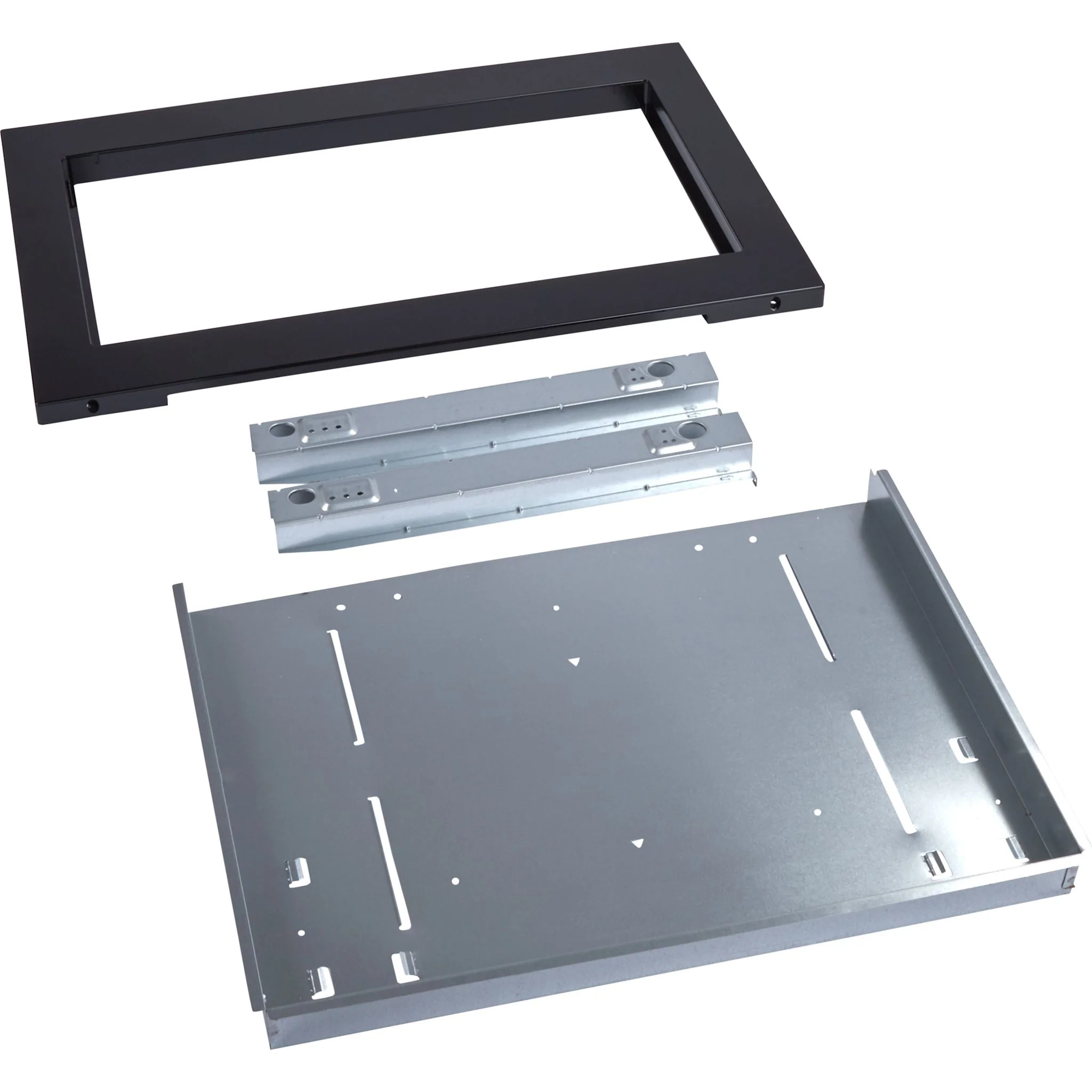 Whirlpool 27 in. Trim Kit for 1.6 Cu. Ft. Countertop Microwave -Black (MTK1627PB) - Image 2