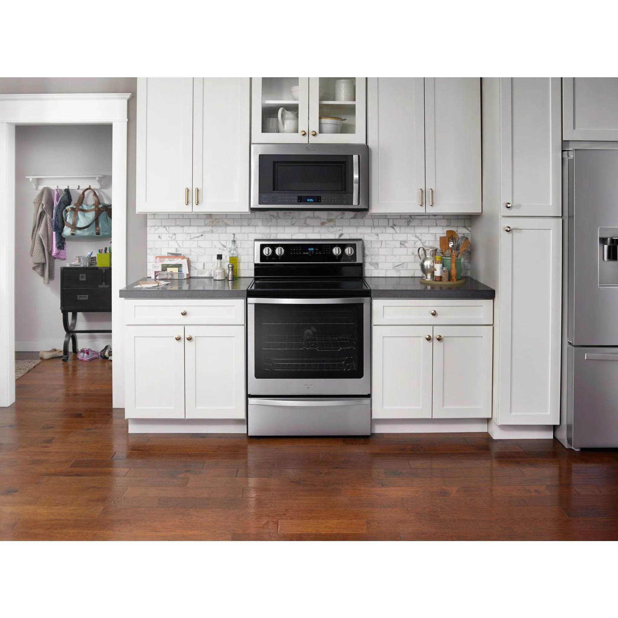Whirlpool 6.4 cu.ft. Freestanding Electric Range with True Convection - Stainless Steel (YWFE745H0FS) - Image 18
