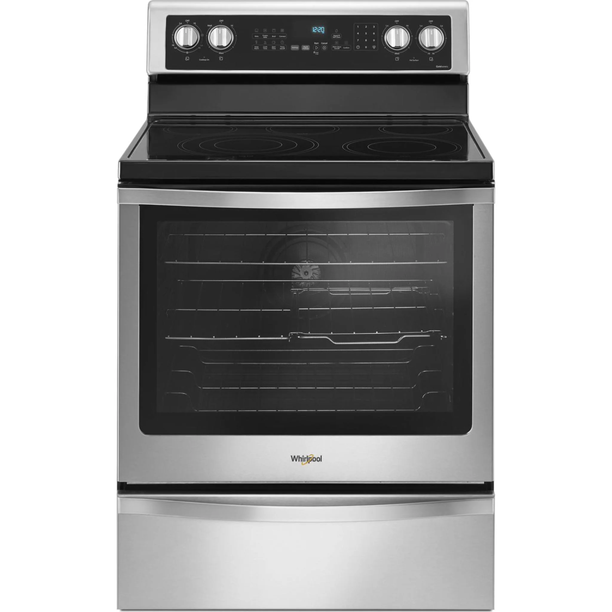 Whirlpool 6.4 cu.ft. Freestanding Electric Range with True Convection - Stainless Steel (YWFE745H0FS) - Image 22