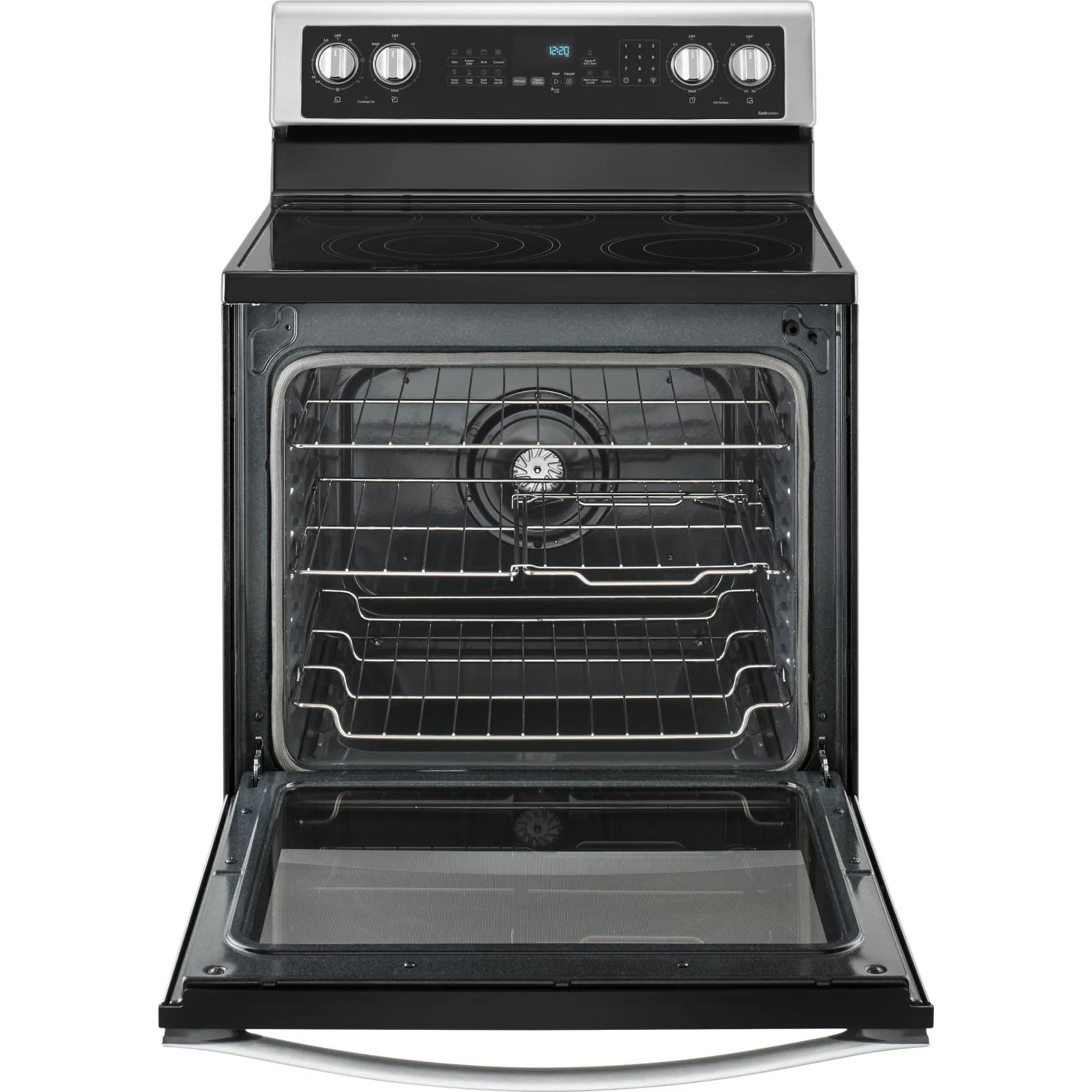 Whirlpool 6.4 cu.ft. Freestanding Electric Range with True Convection - Stainless Steel (YWFE745H0FS) - Image 25