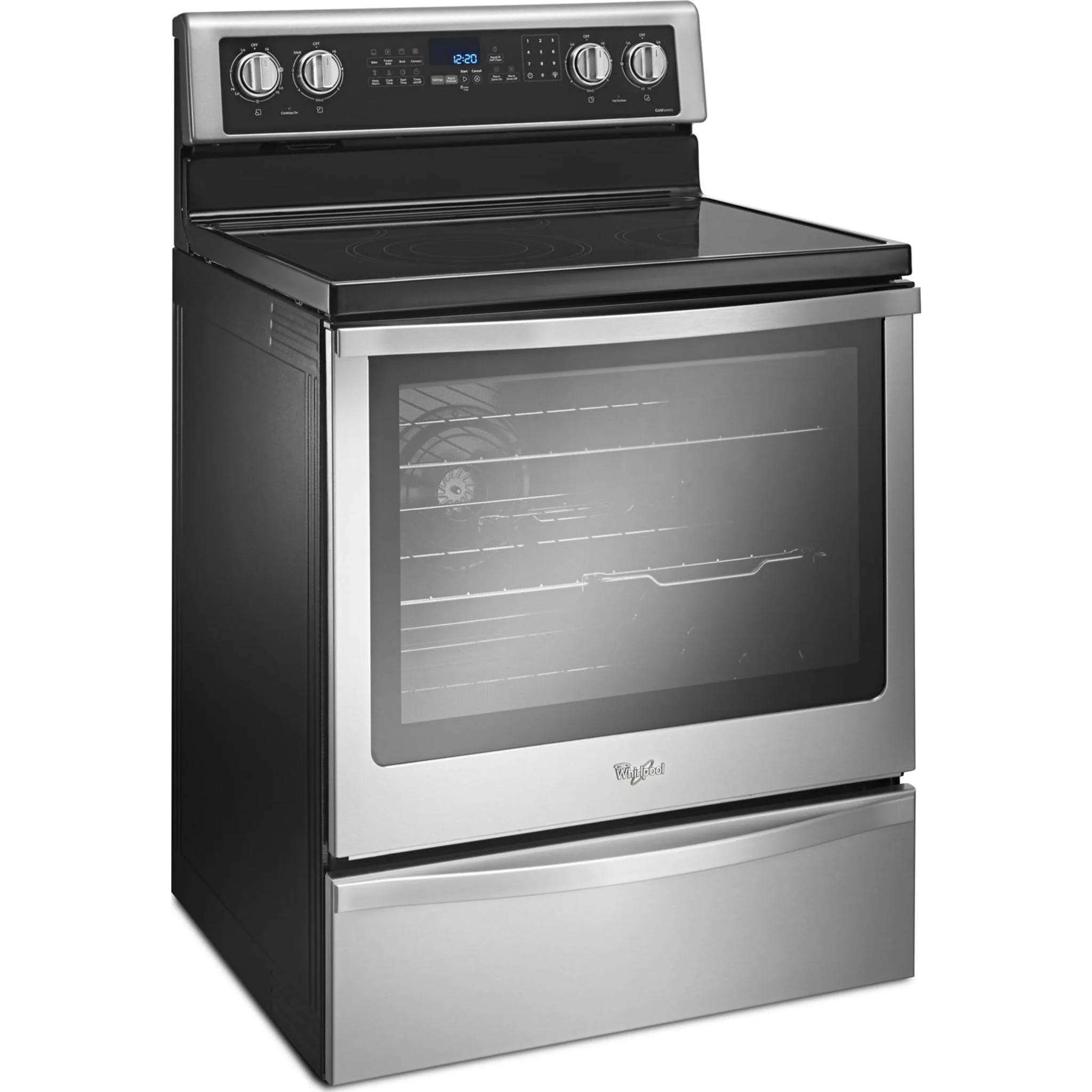 Whirlpool 6.4 cu.ft. Freestanding Electric Range with True Convection - Stainless Steel (YWFE745H0FS) - Image 35