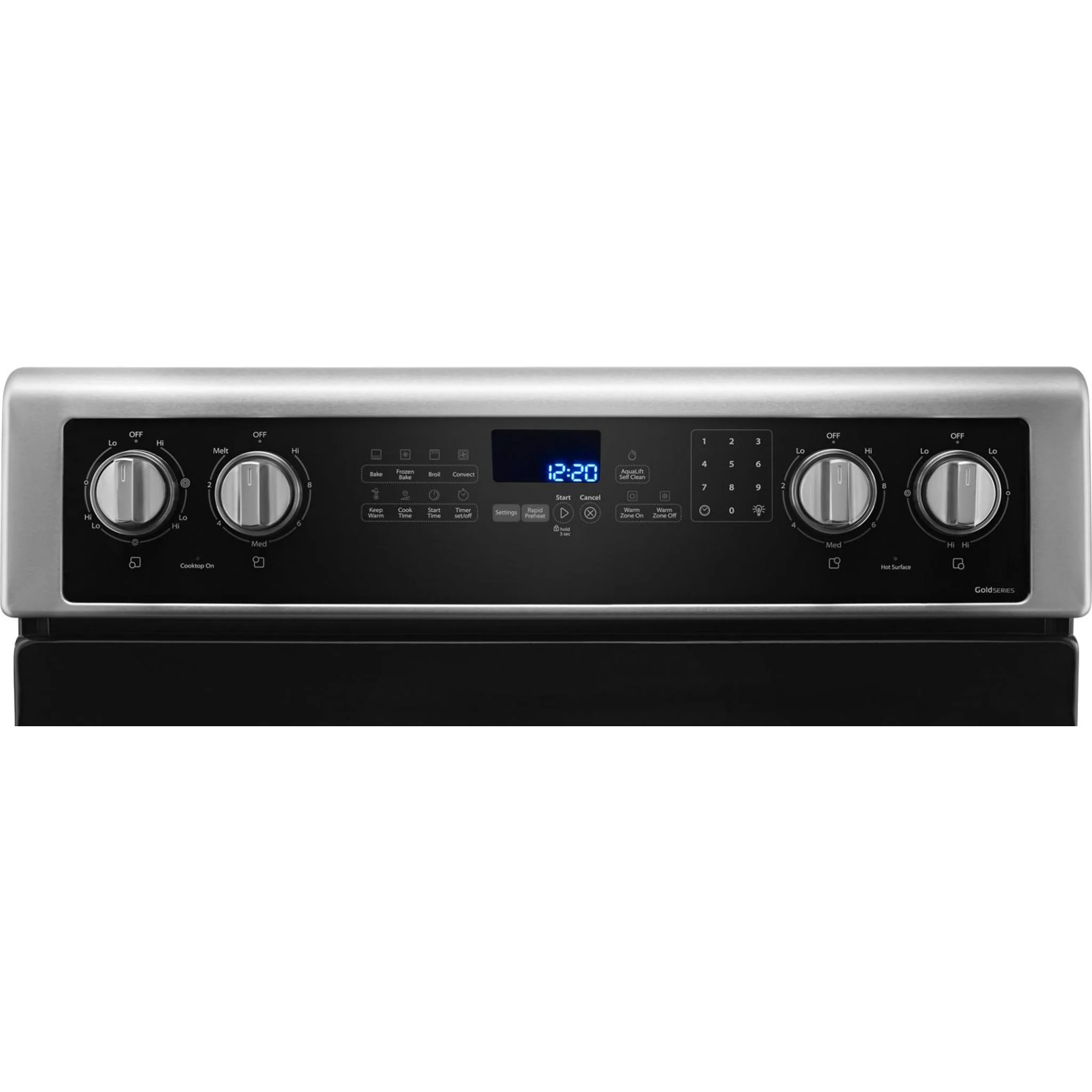 Whirlpool 6.4 cu.ft. Freestanding Electric Range with True Convection - Stainless Steel (YWFE745H0FS) - Image 6
