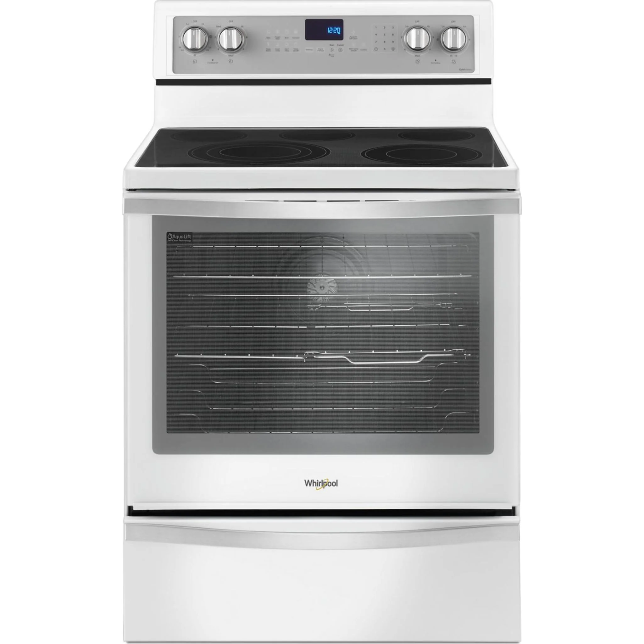Whirlpool  6.4 cu.ft. Freestanding Electric Range with True Convection - White Ice (YWFE745H0FH) - Image 15