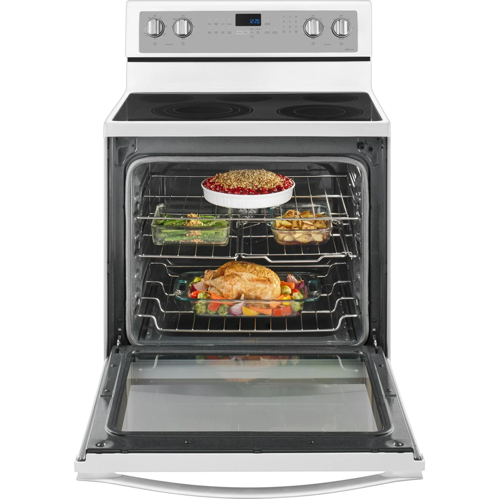 Whirlpool  6.4 cu.ft. Freestanding Electric Range with True Convection - White Ice (YWFE745H0FH) - Image 29