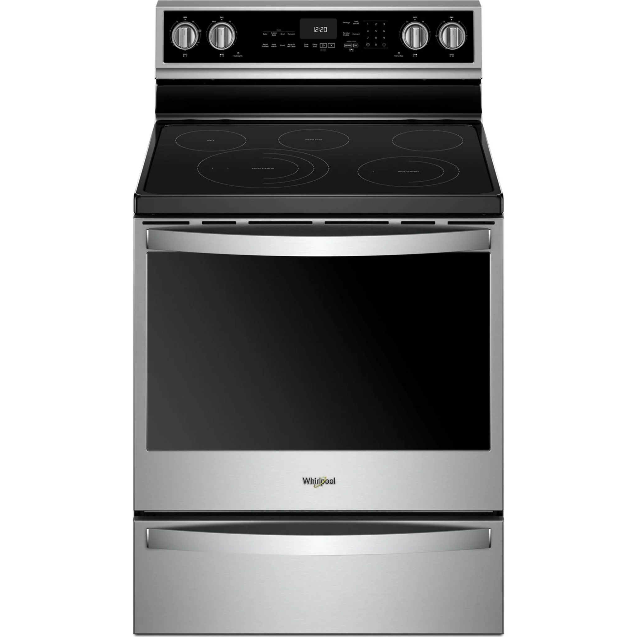 Whirlpool 6.4 cu. ft. Smart Freestanding Electric Range with Frozen Bake Technology (YWFE975H0HZ) - Image 16