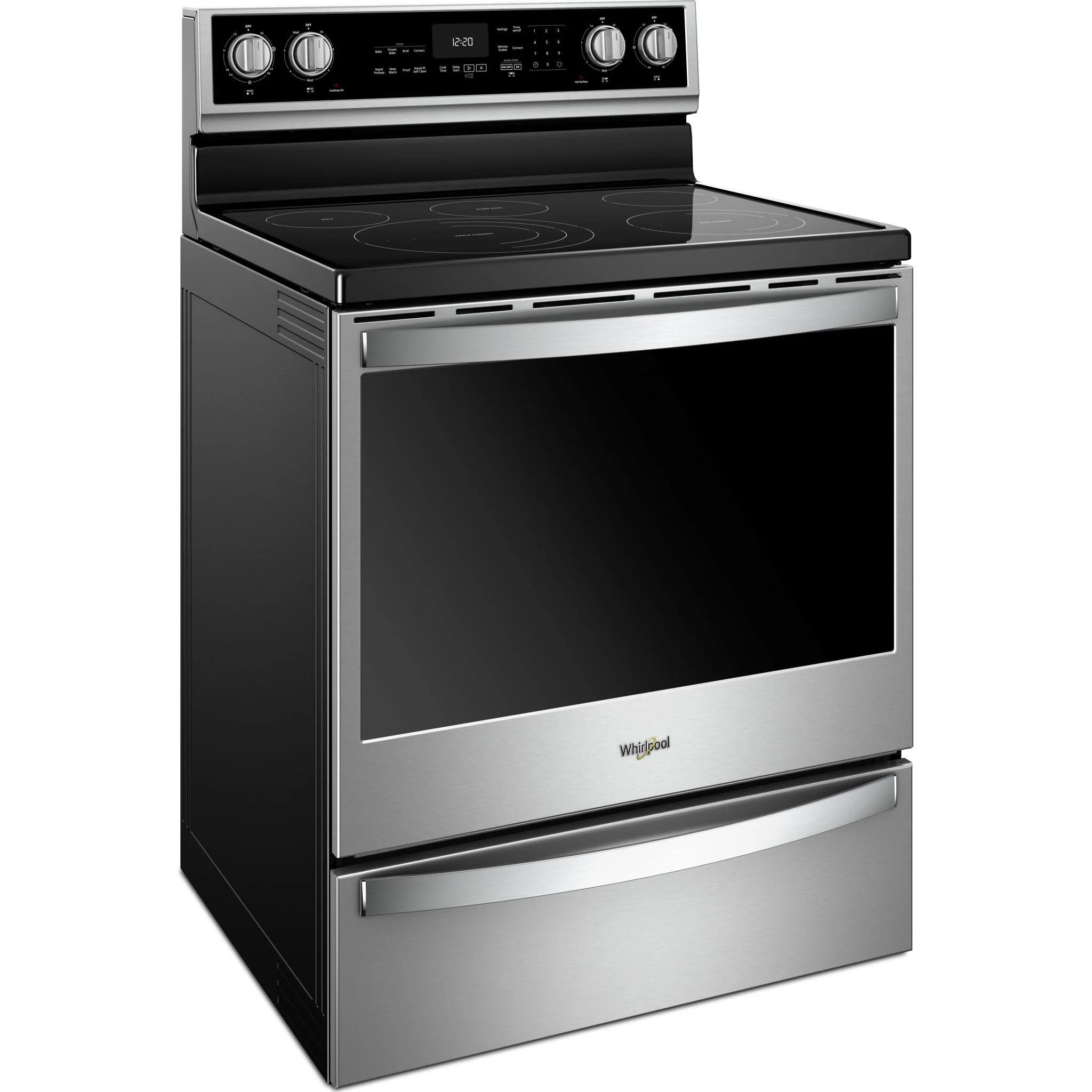 Whirlpool 6.4 cu. ft. Smart Freestanding Electric Range with Frozen Bake Technology (YWFE975H0HZ) - Image 2