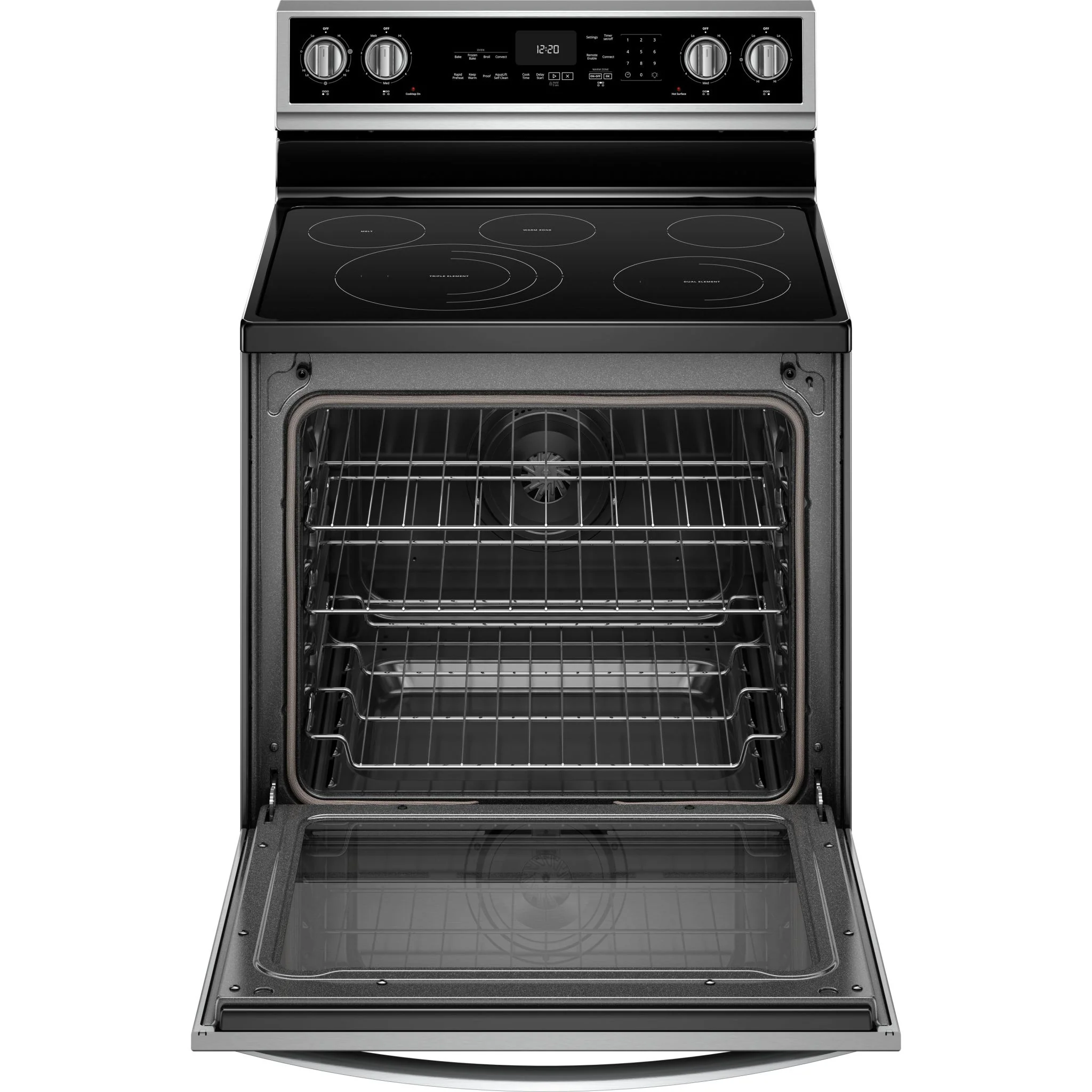 Whirlpool 6.4 cu. ft. Smart Freestanding Electric Range with Frozen Bake Technology (YWFE975H0HZ) - Image 3