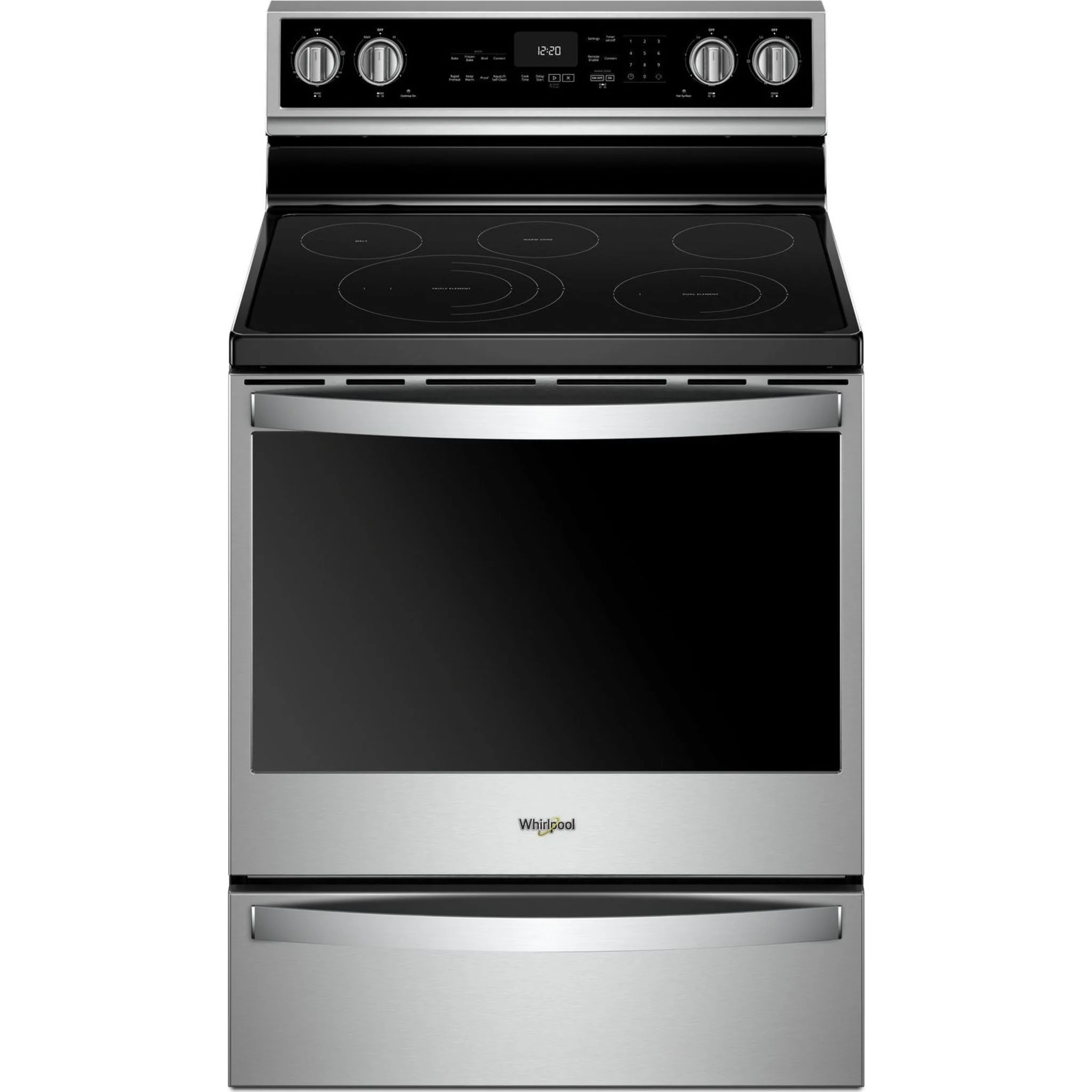 Whirlpool 6.4 cu. ft. Smart Freestanding Electric Range with Frozen Bake Technology (YWFE975H0HZ) - Image 7