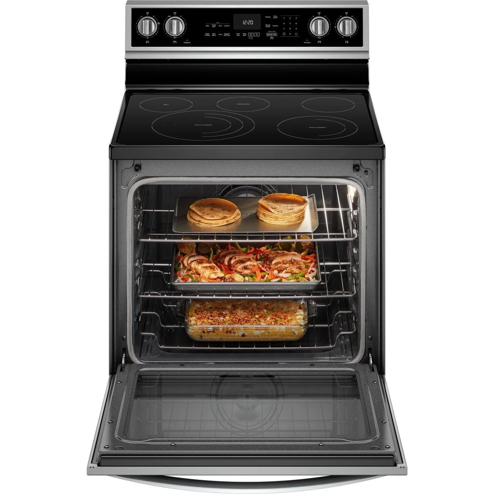 Whirlpool 6.4 cu. ft. Smart Freestanding Electric Range with Frozen Bake Technology (YWFE975H0HZ) - Image 9