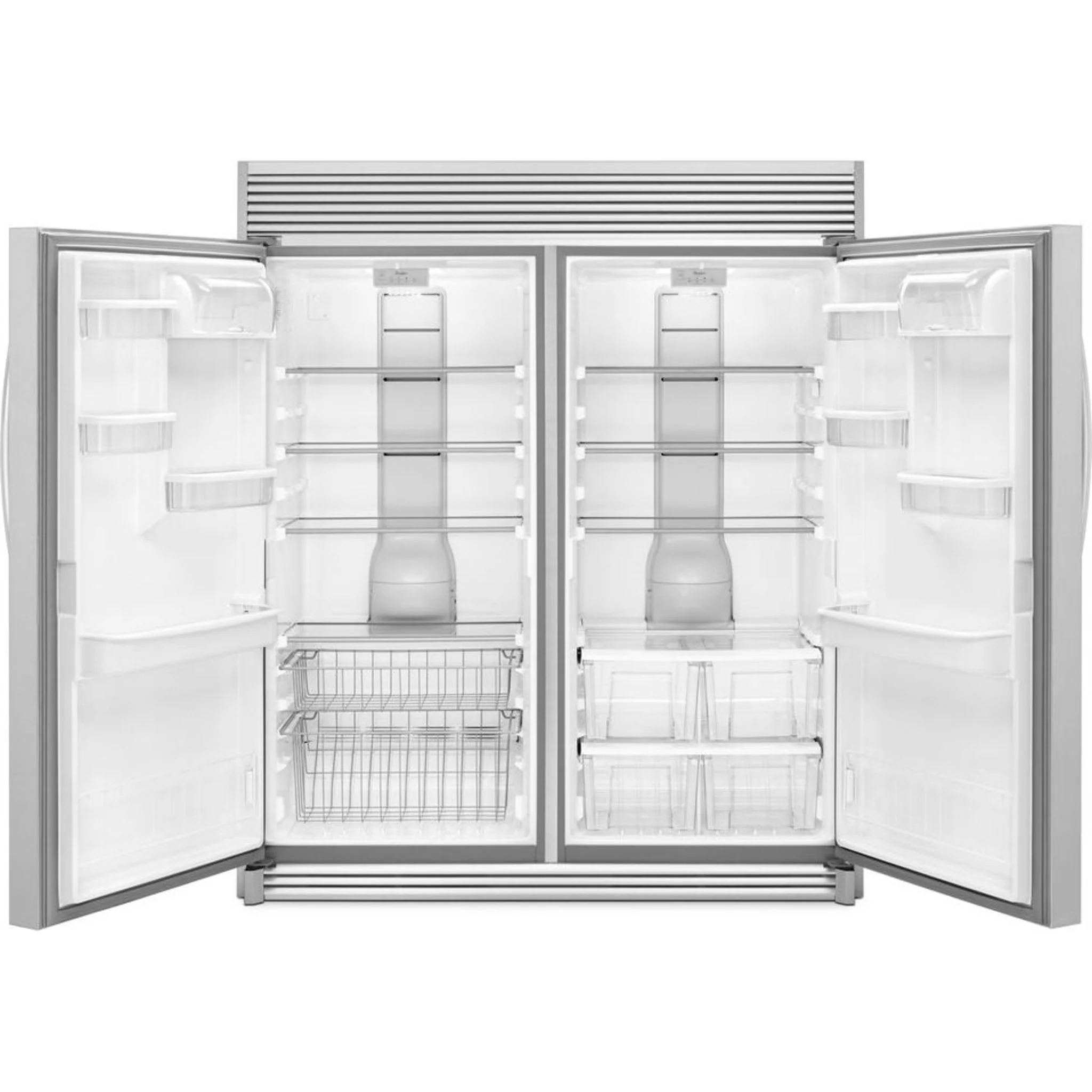 Whirlpool 18 cu. ft. SideKicksAll-Freezer with Fast Freeze -Monochromatic Stainless Steel (WSZ57L18DM) - Image 7