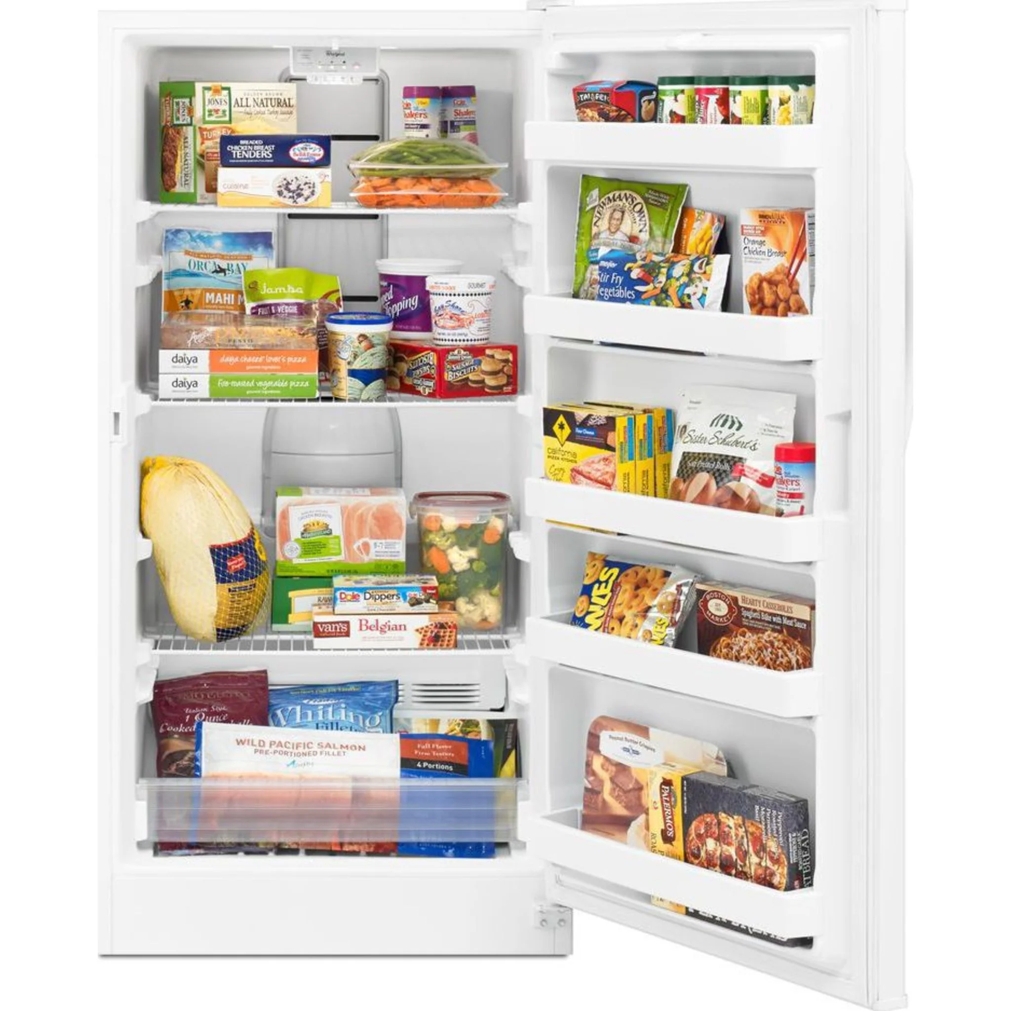 Whirlpool 16 cu. ft. Upright Freezer with Frost-Free Defrost -White (WZF56R16DW) - Image 3