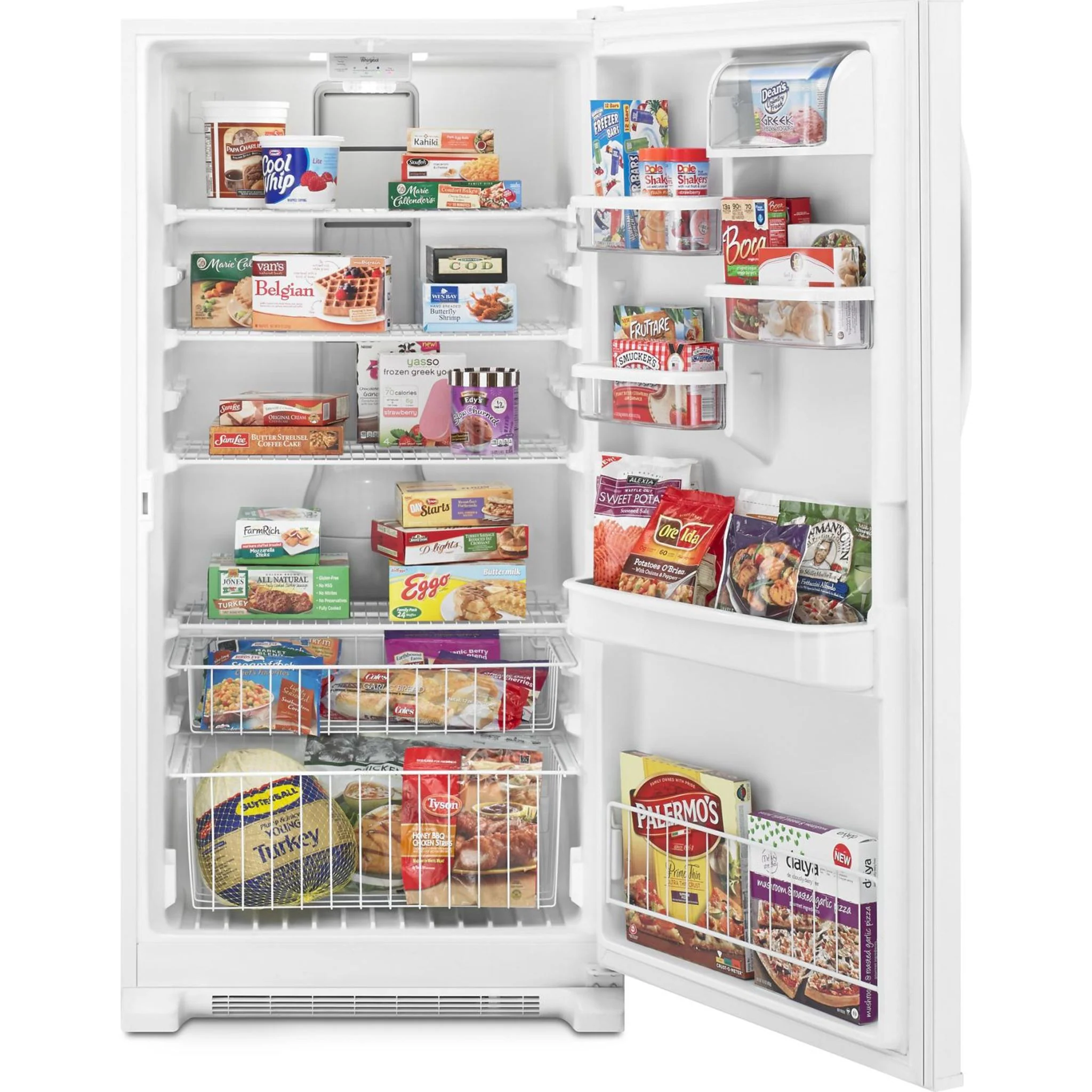 Whirlpool 20 cu. ft. Upright Freezer with Temperature Alarm -White (WZF79R20DW) - Image 17