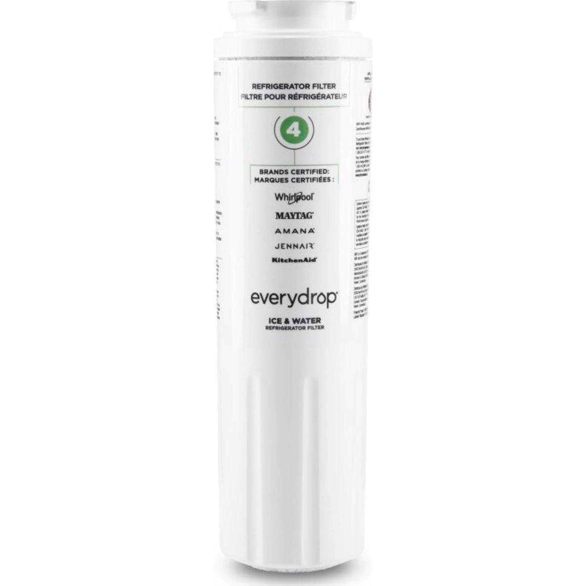 Whirlpool everydrop Ice & Water Refrigerator Filter 4 - EDR4RXD1B -White (EDR4RXD1B) - Image 3