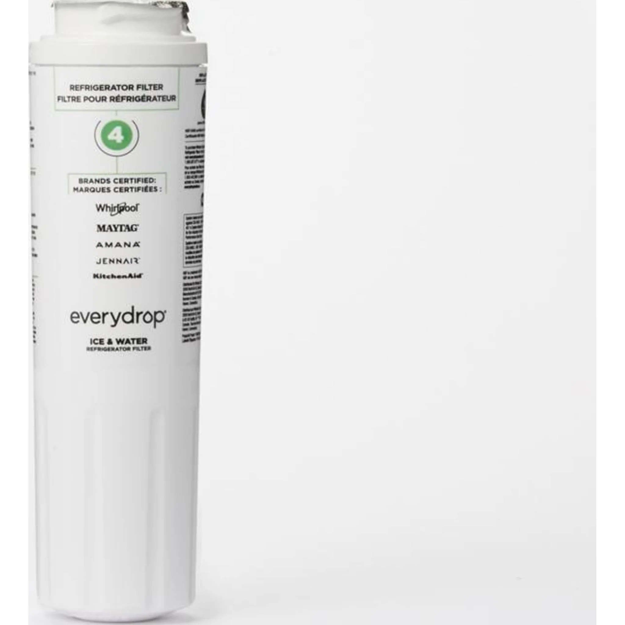Whirlpool everydrop Ice & Water Refrigerator Filter 4 - EDR4RXD1B -White (EDR4RXD1B) - Image 9