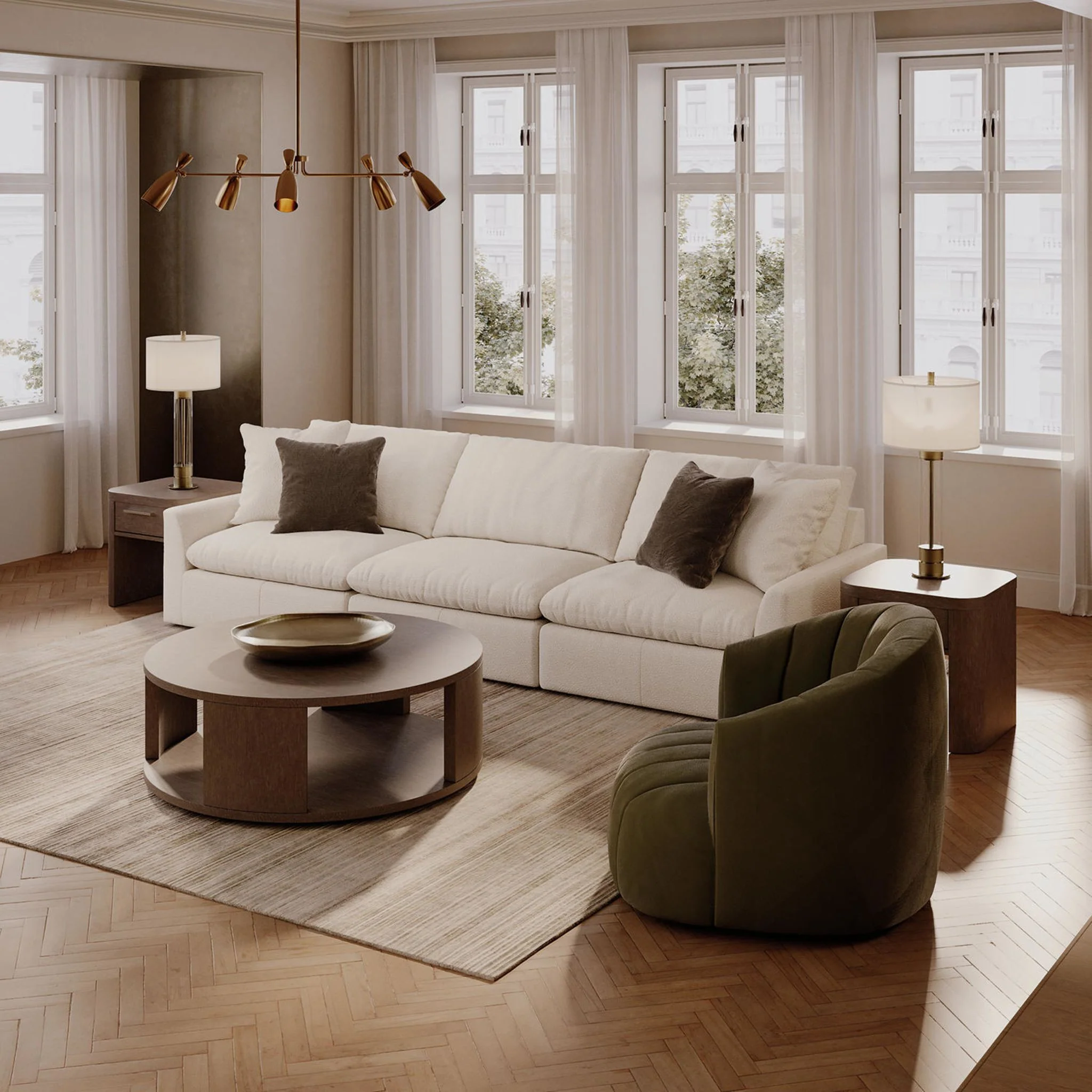 Whitehaven-Exclusive 3 Piece Modular Sectional - Image 11